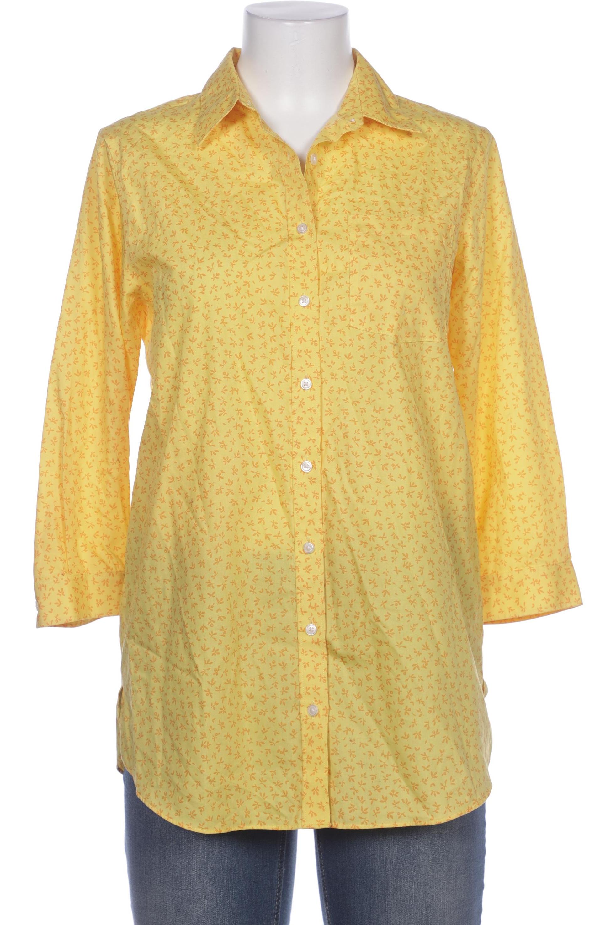 

Lands End Damen Bluse, gelb, Gr. 8