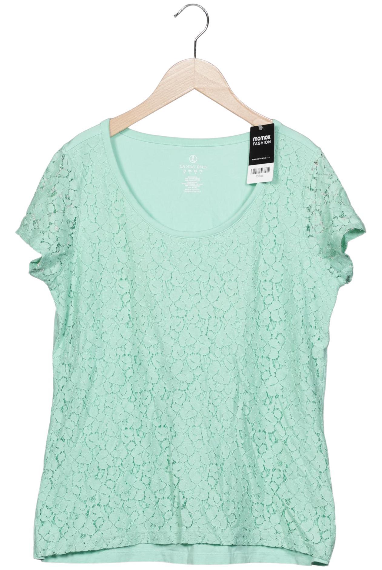 

Lands End Damen T-Shirt, hellgrün, Gr. 38