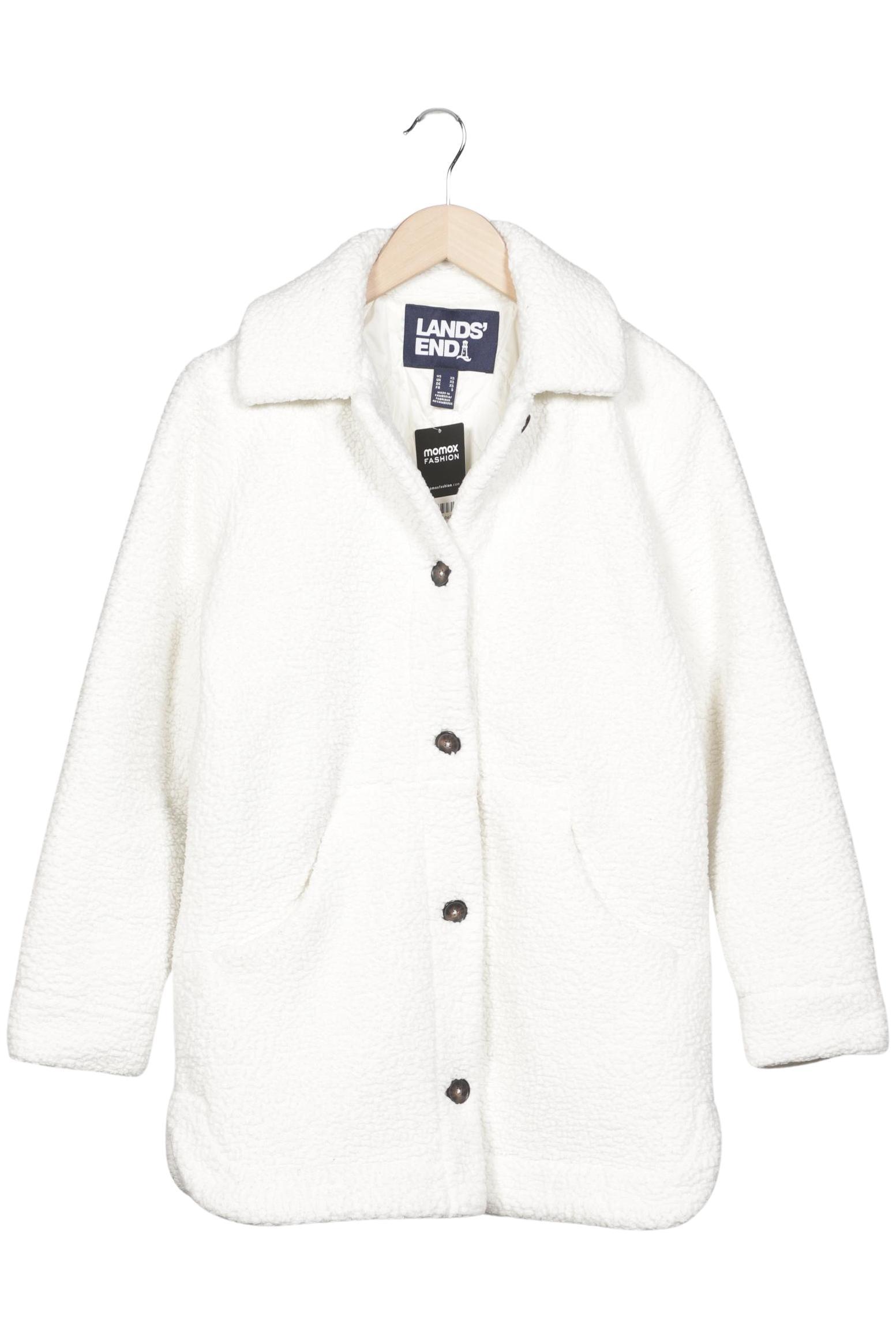 

Lands End Damen Mantel, weiß, Gr. 34