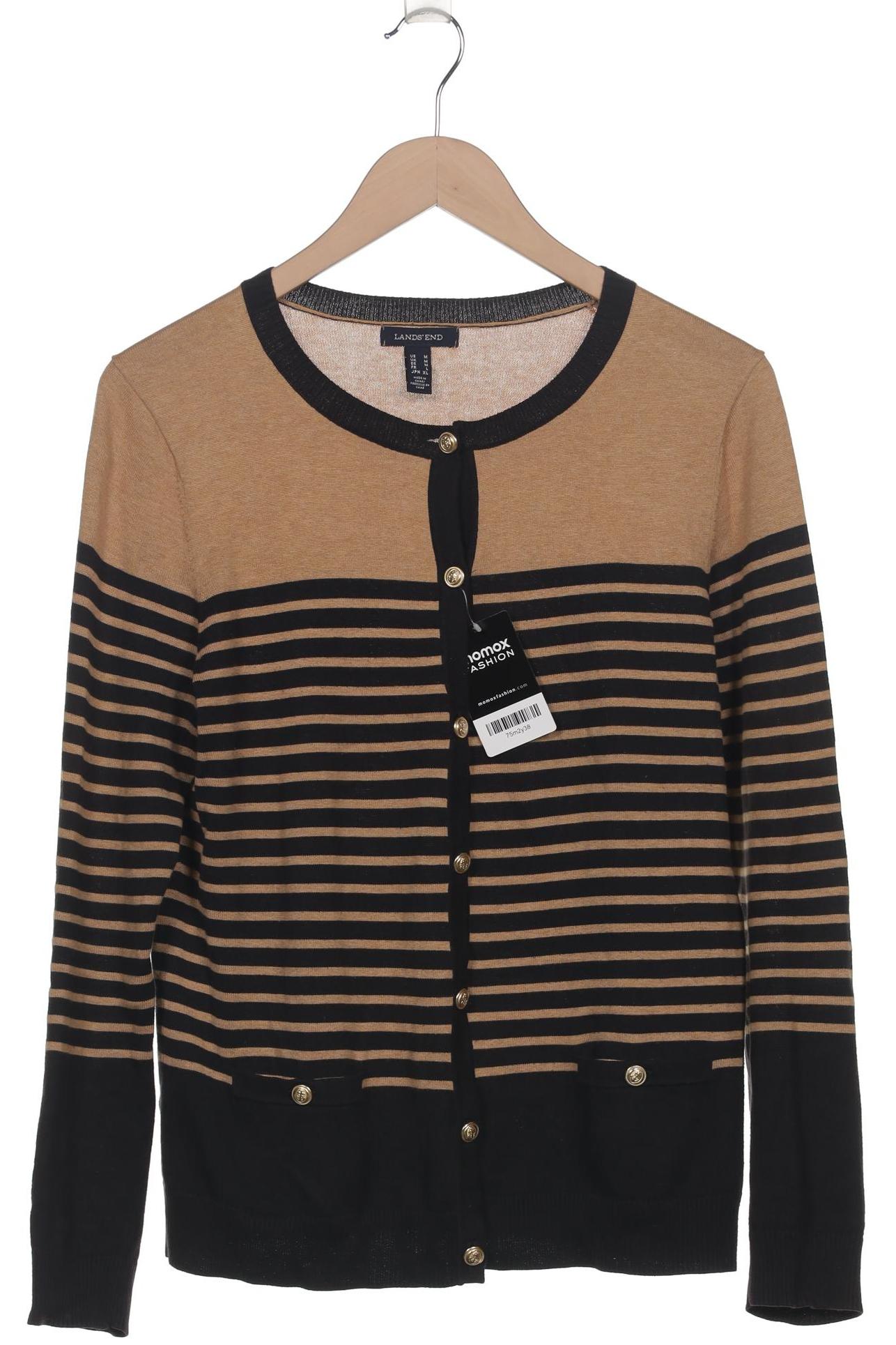 

Lands End Damen Strickjacke, beige, Gr. 38