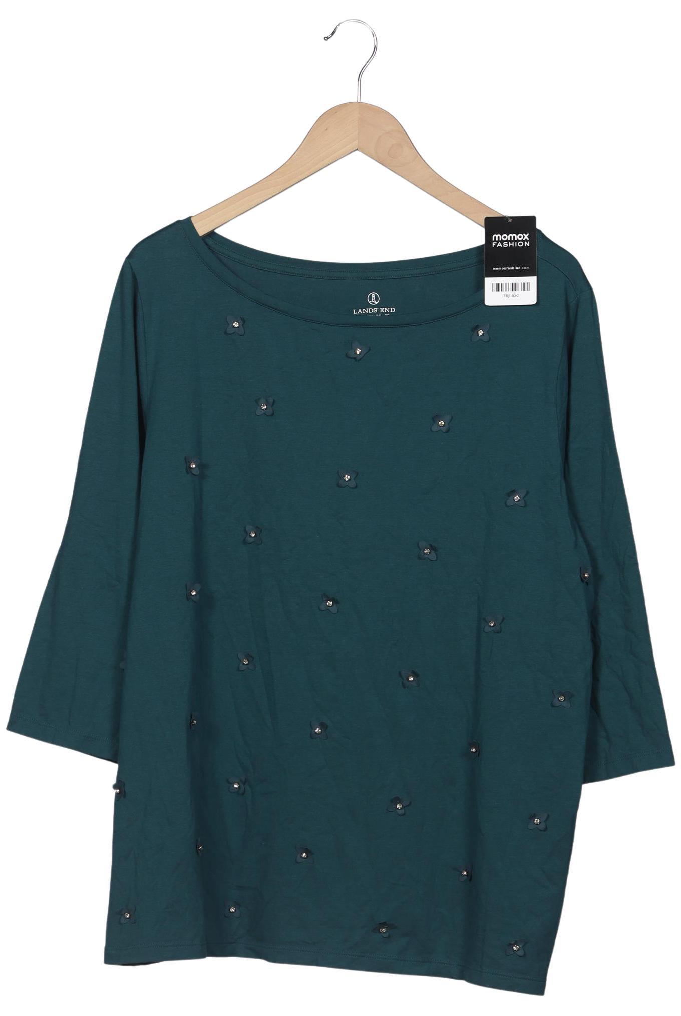 

Lands End Damen T-Shirt, türkis, Gr. 52