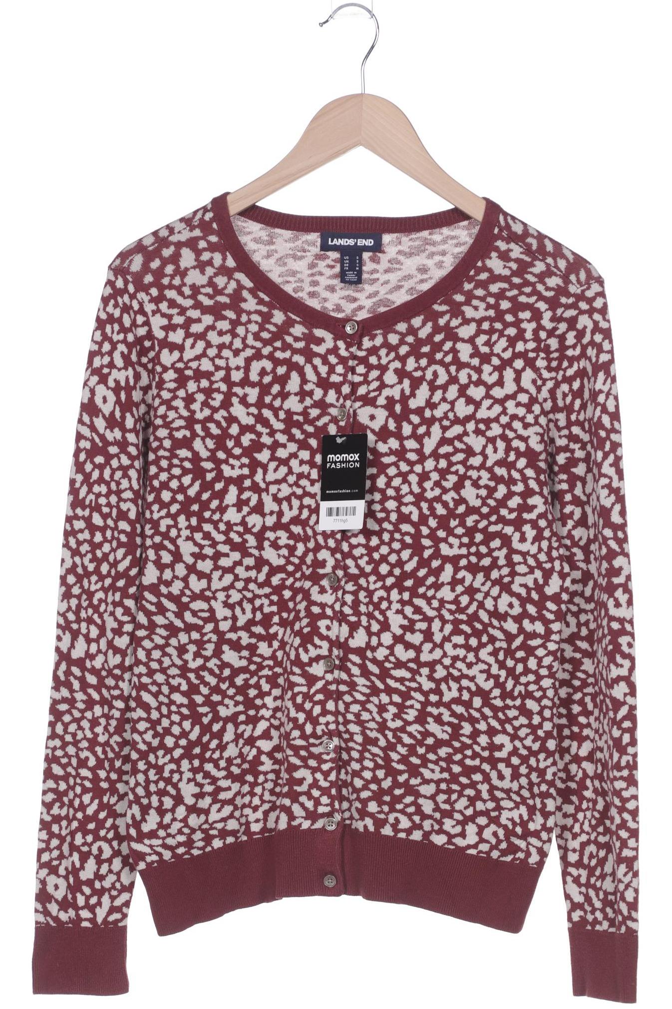 

Lands End Damen Strickjacke, bordeaux, Gr. 36