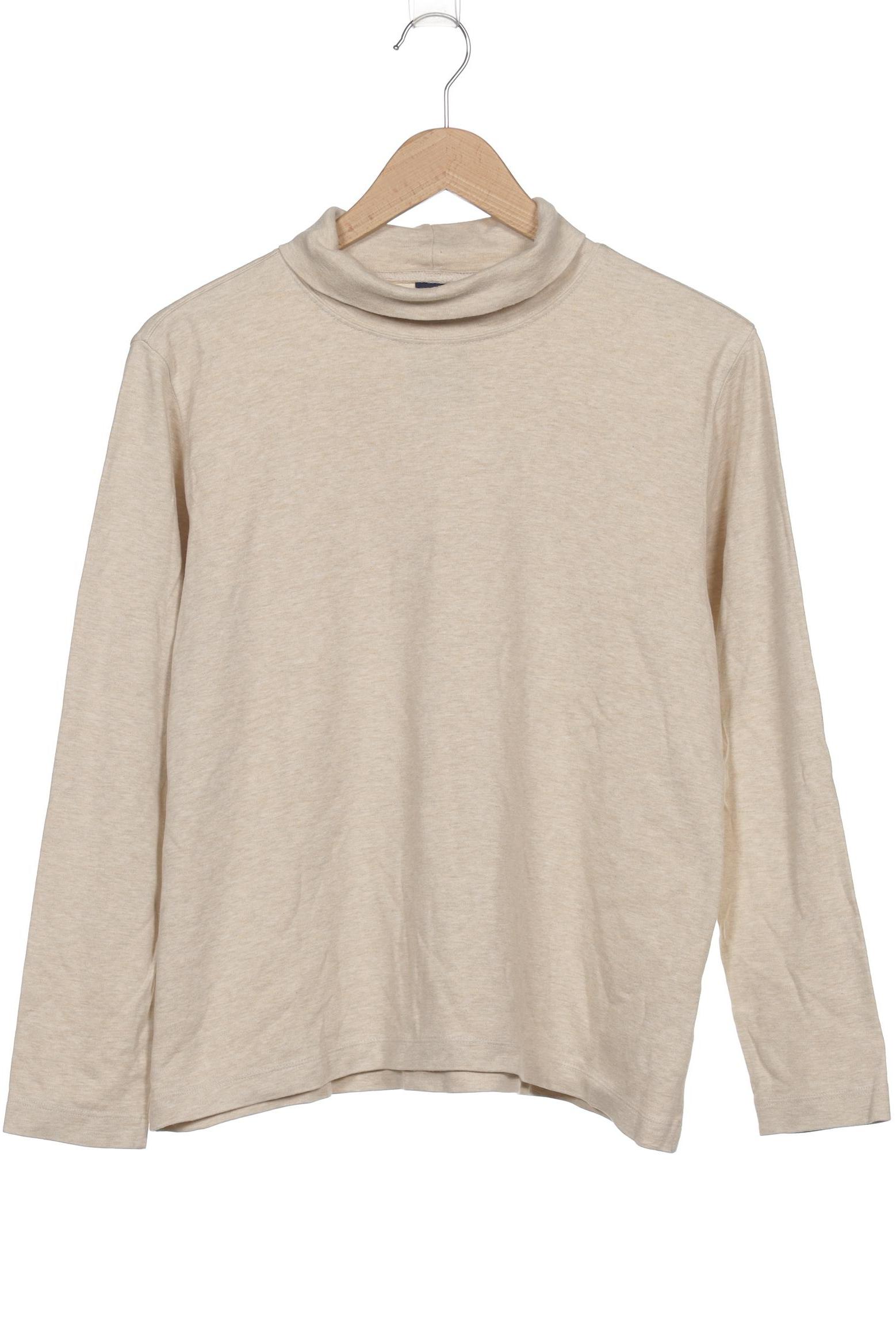 

Lands End Damen Langarmshirt, beige, Gr. 38