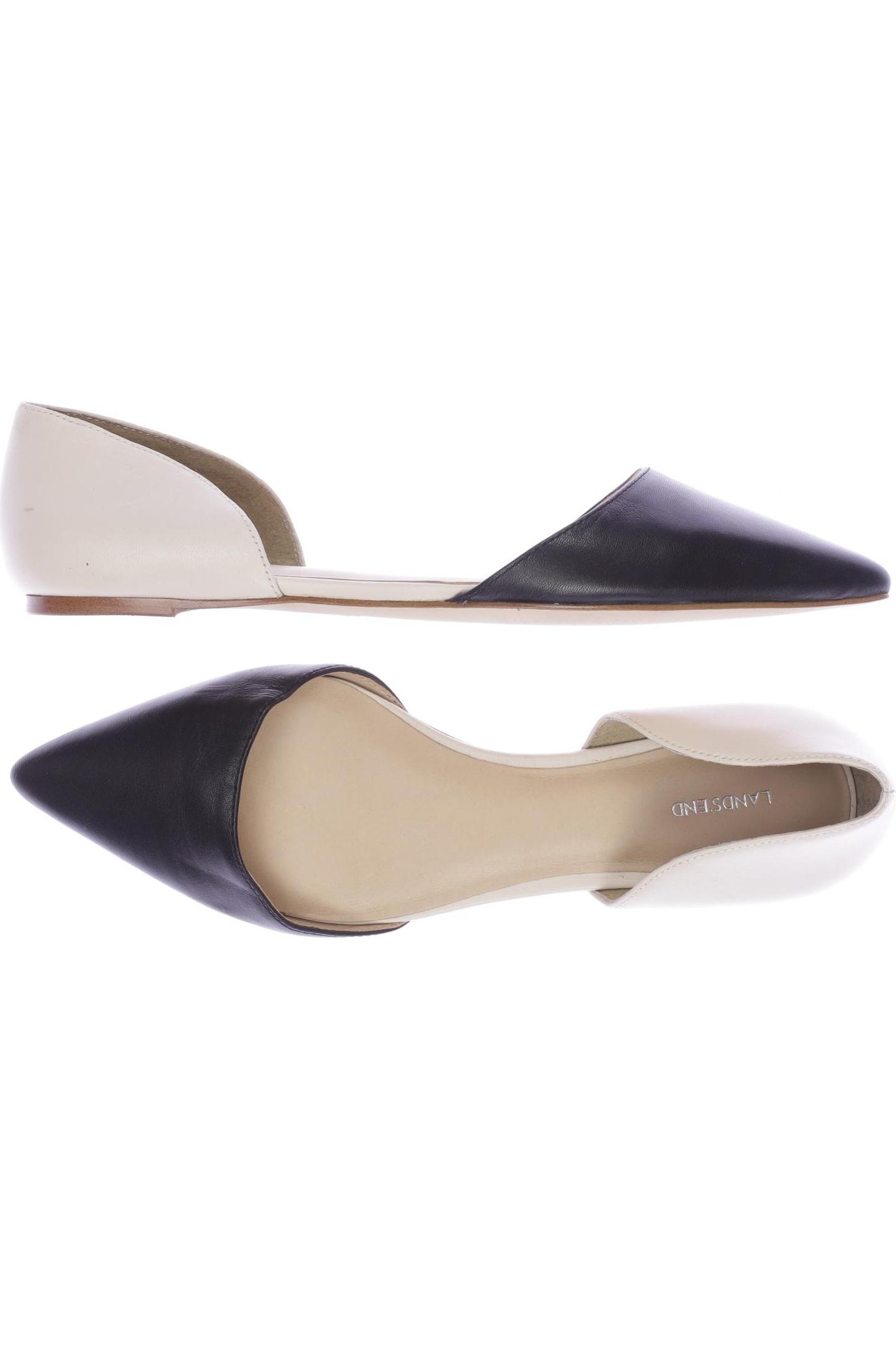 

Lands End Damen Ballerinas, schwarz, Gr. 38