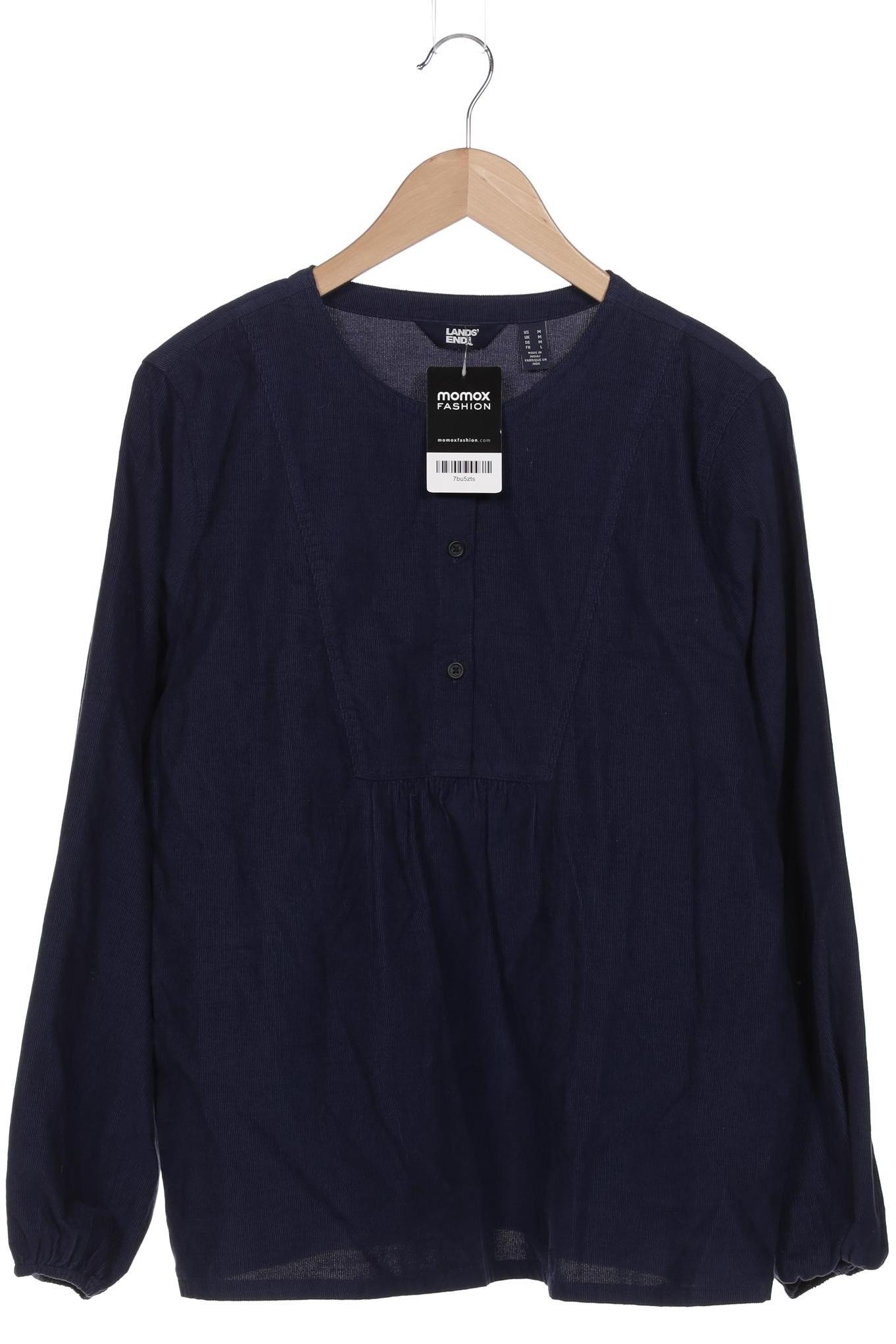 

Lands End Damen Langarmshirt, marineblau, Gr. 38