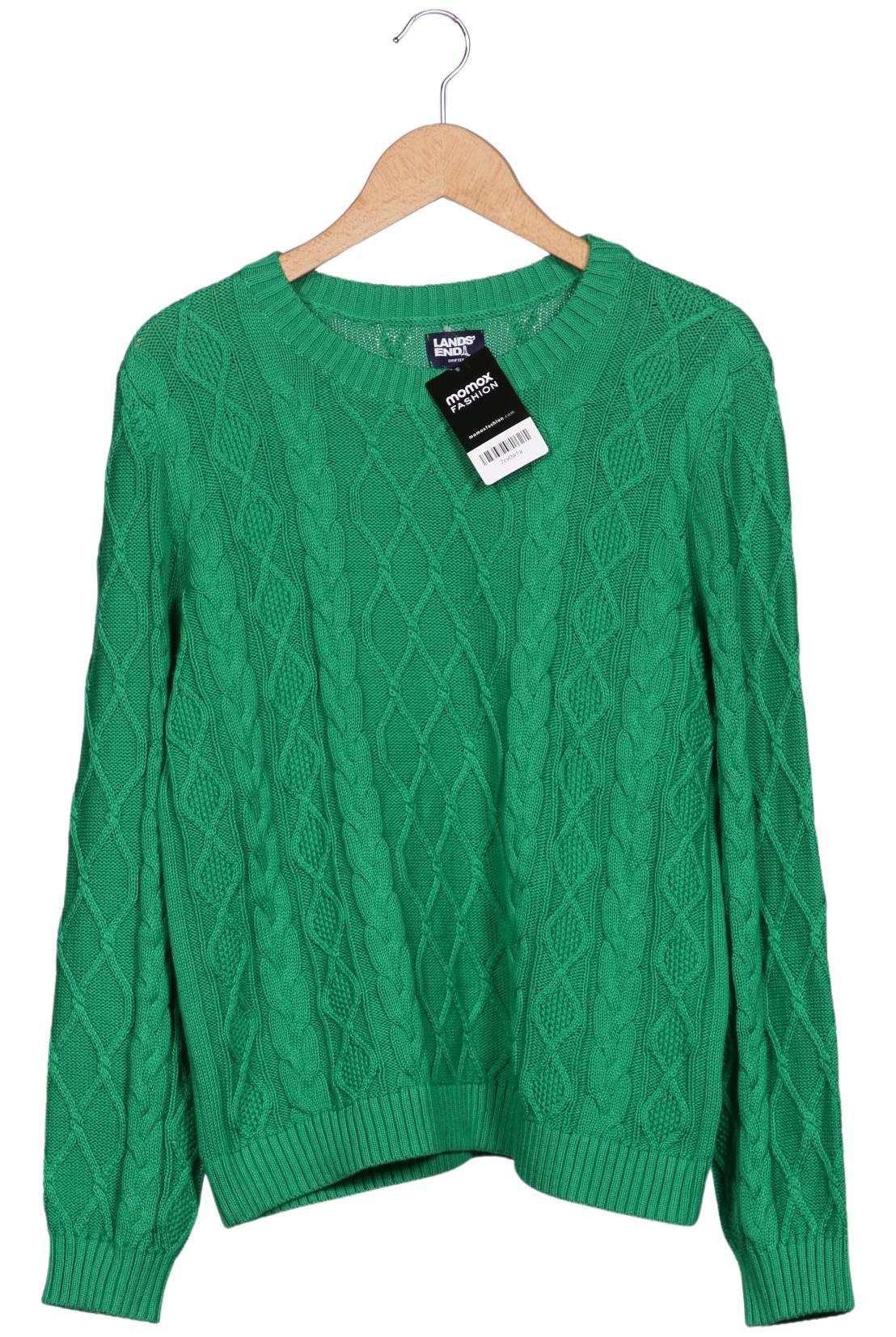

Lands End Damen Pullover, grün, Gr. 38