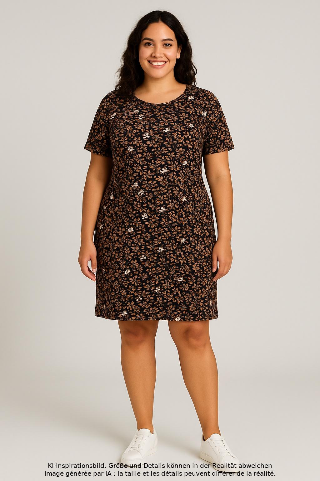 

Lands End Damen Kleid, mehrfarbig, Gr. 48