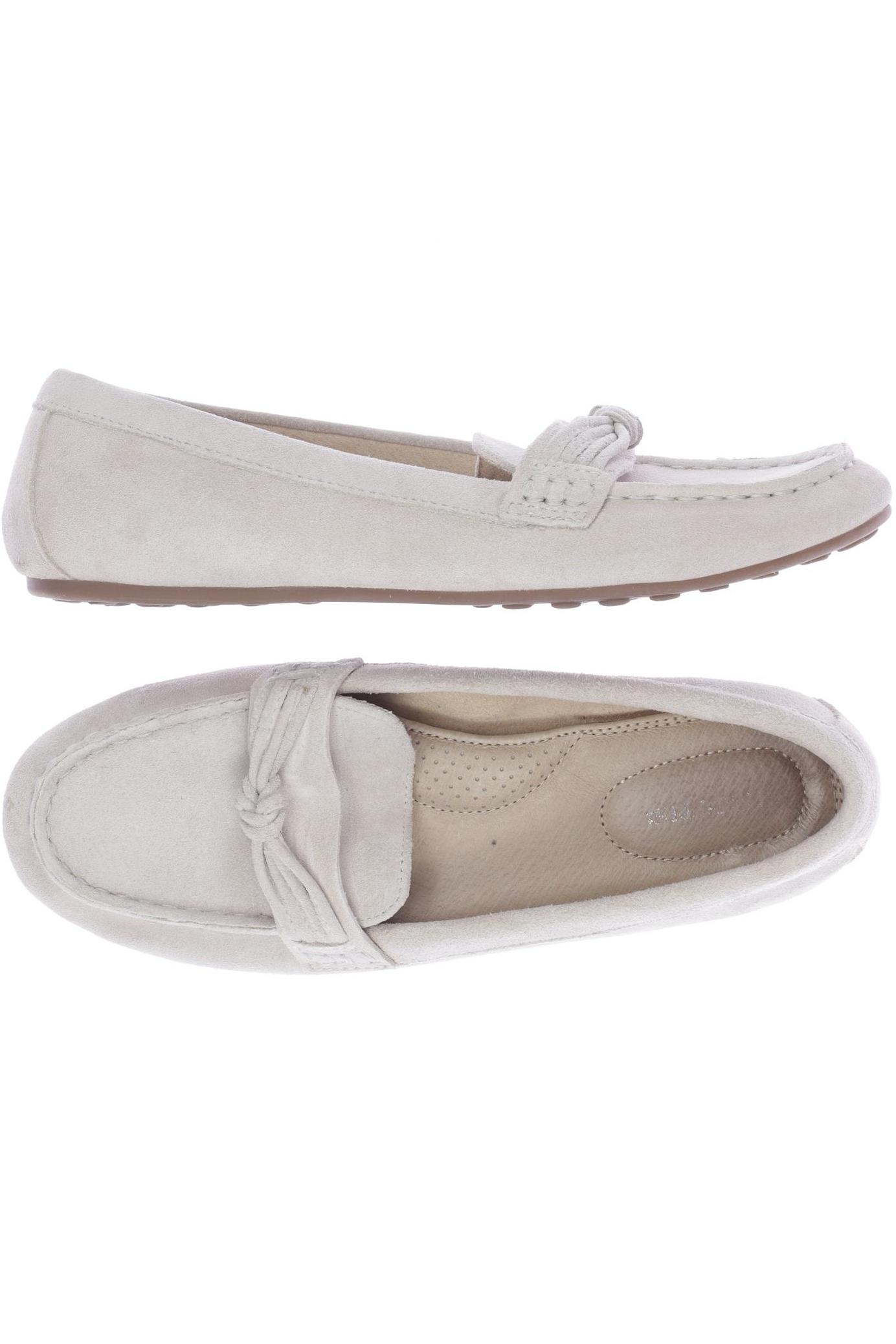 

Lands´End Damen Halbschuh, cremeweiß