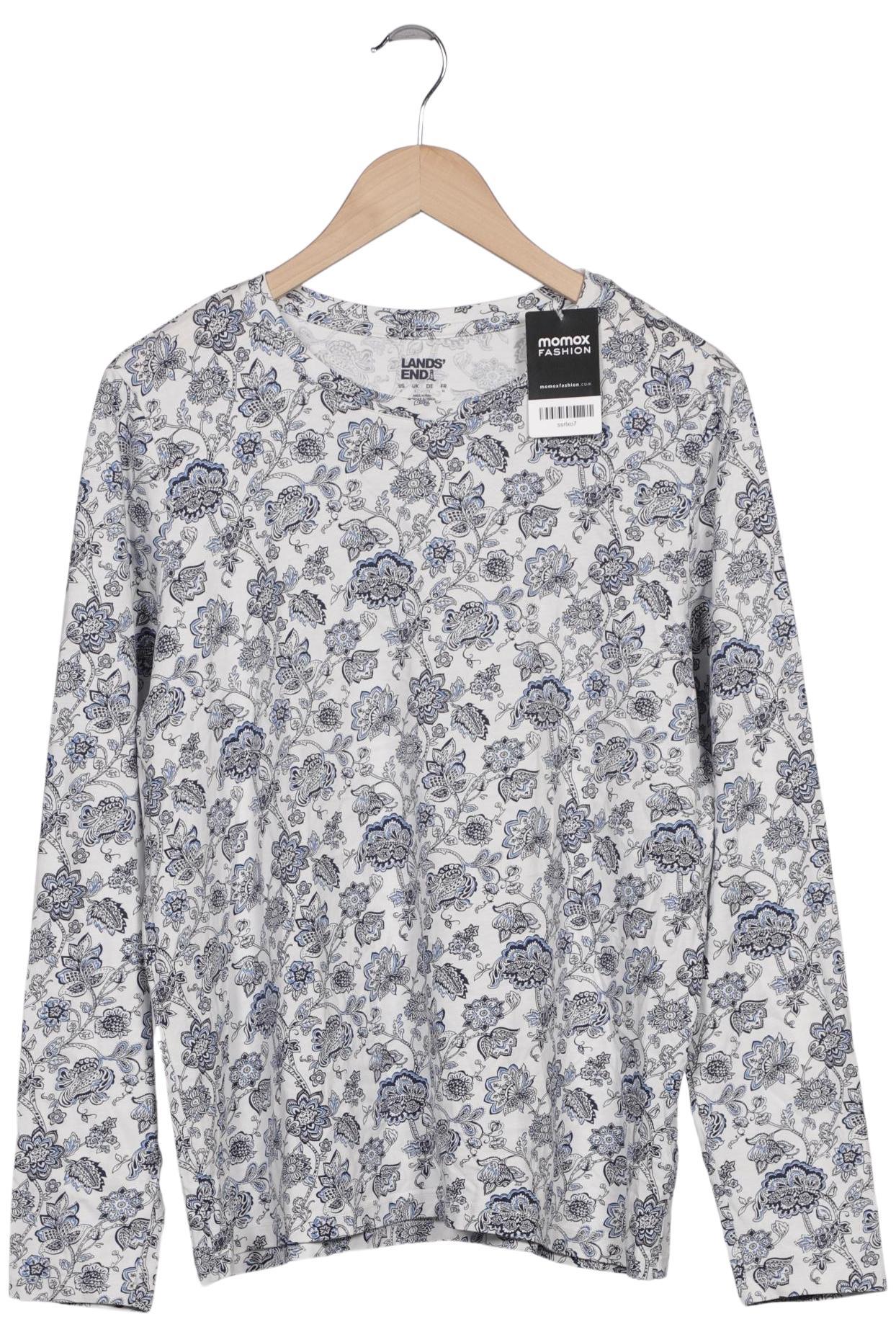 

Lands End Damen Langarmshirt, weiß, Gr. 42