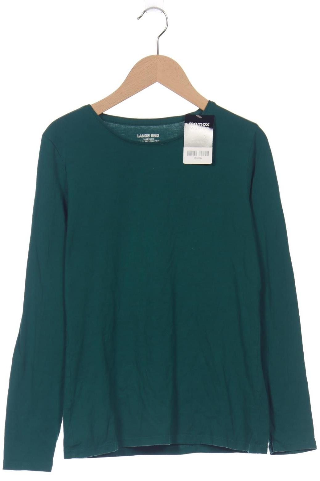 

Lands End Damen Langarmshirt, grün, Gr. 36