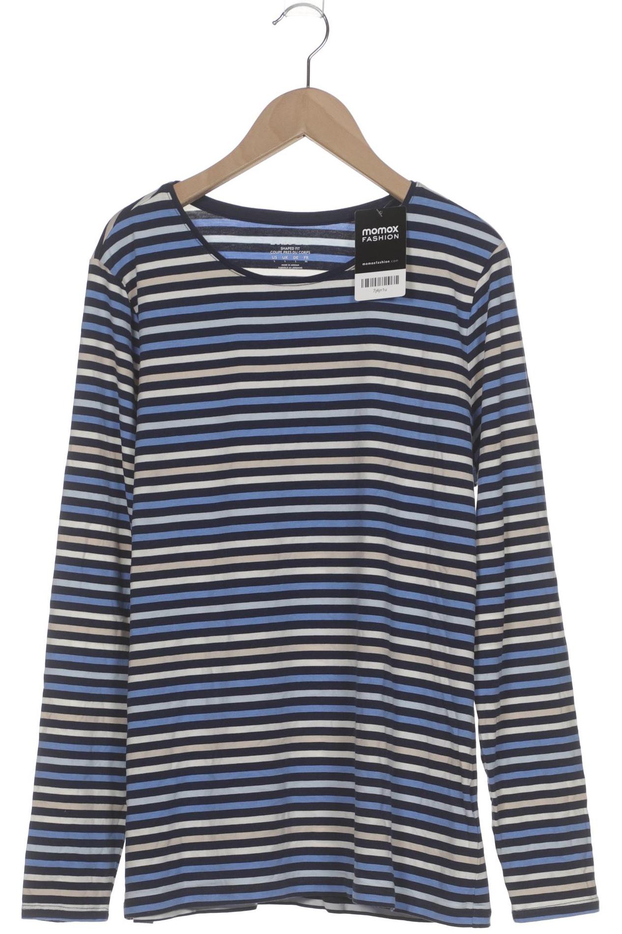 

Lands End Damen Langarmshirt, blau, Gr. 42