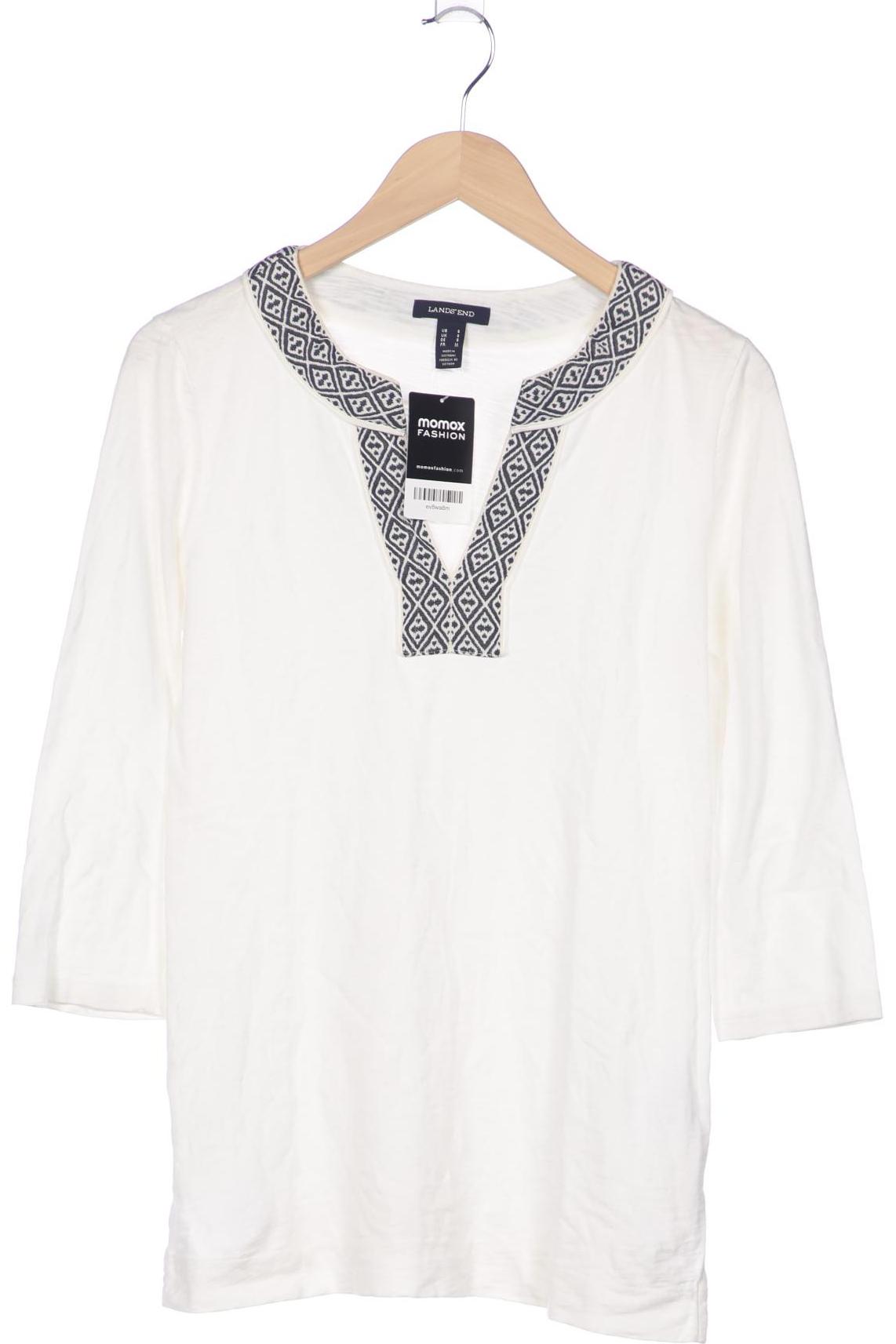 

Lands End Damen Langarmshirt, cremeweiß, Gr. 36