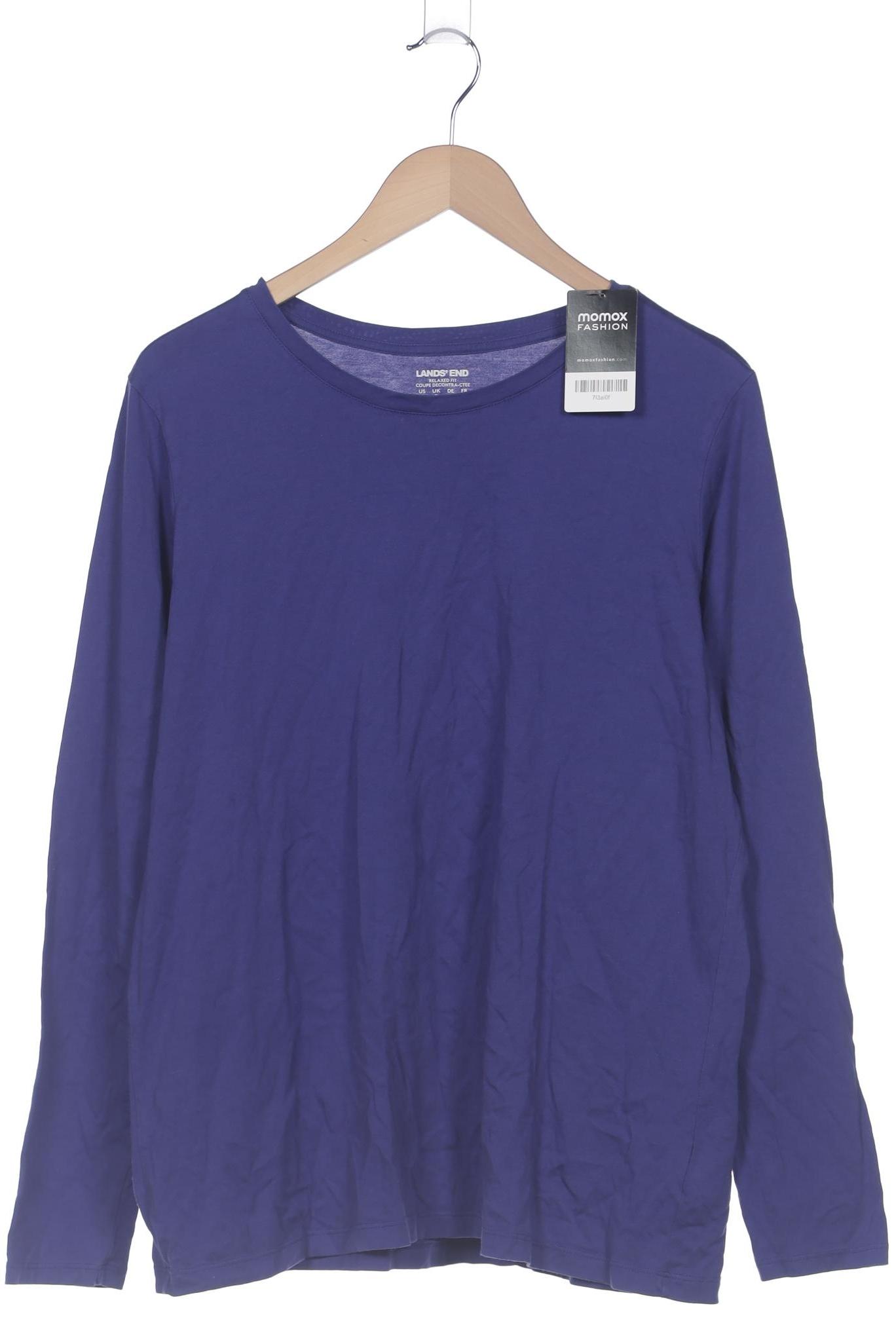 

Lands End Damen Langarmshirt, flieder, Gr. 44
