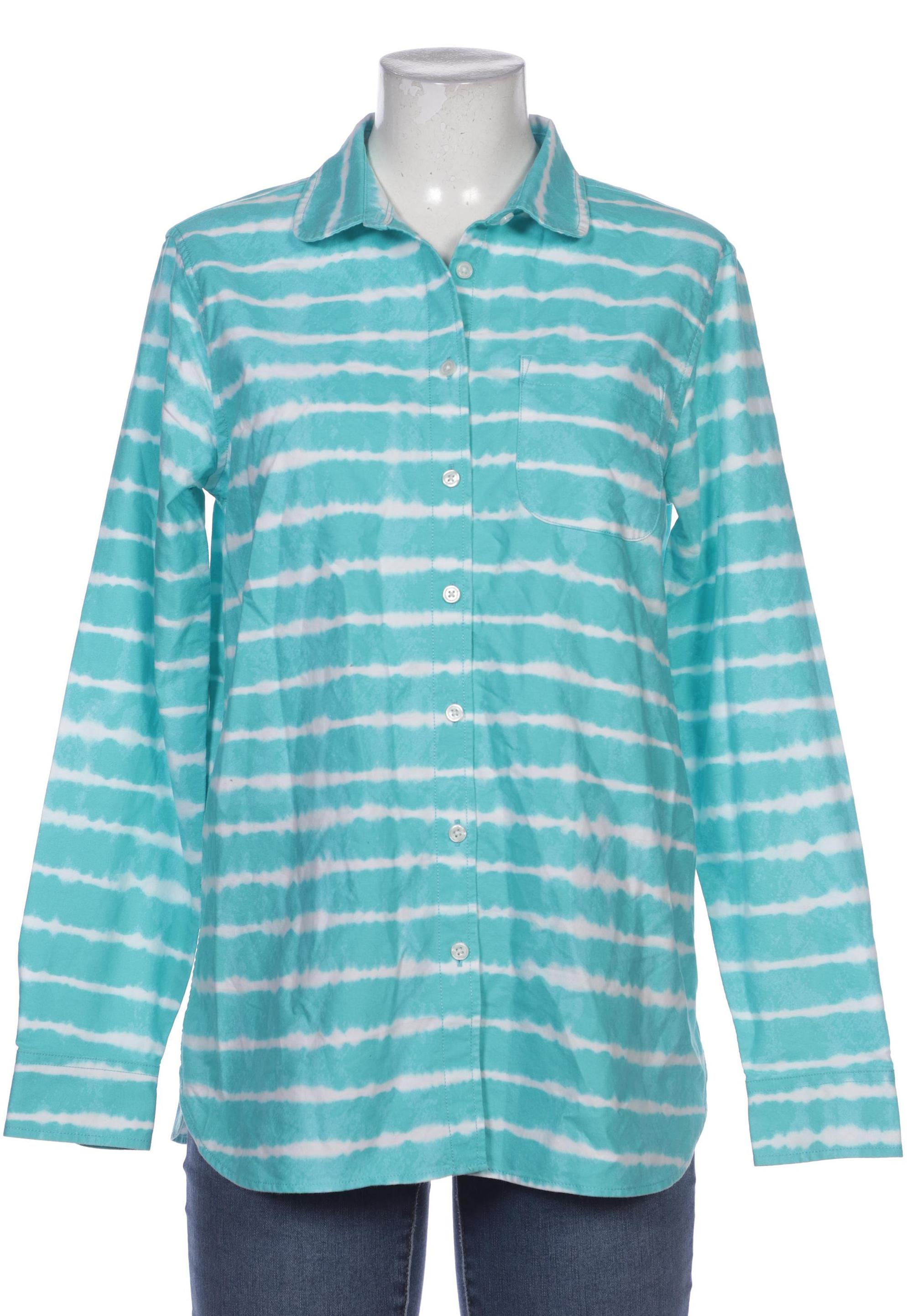 

Lands End Damen Bluse, türkis, Gr. 38