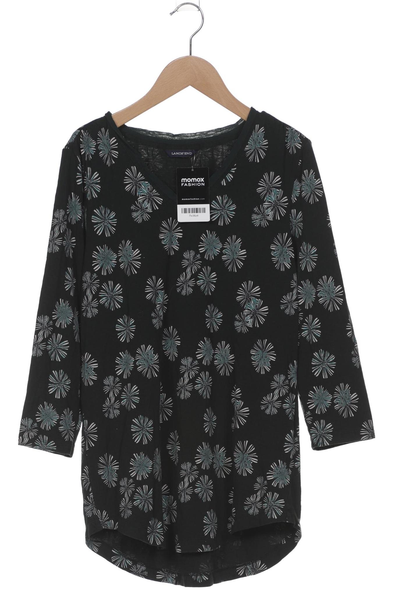 

Lands End Damen Langarmshirt, grün, Gr. 38