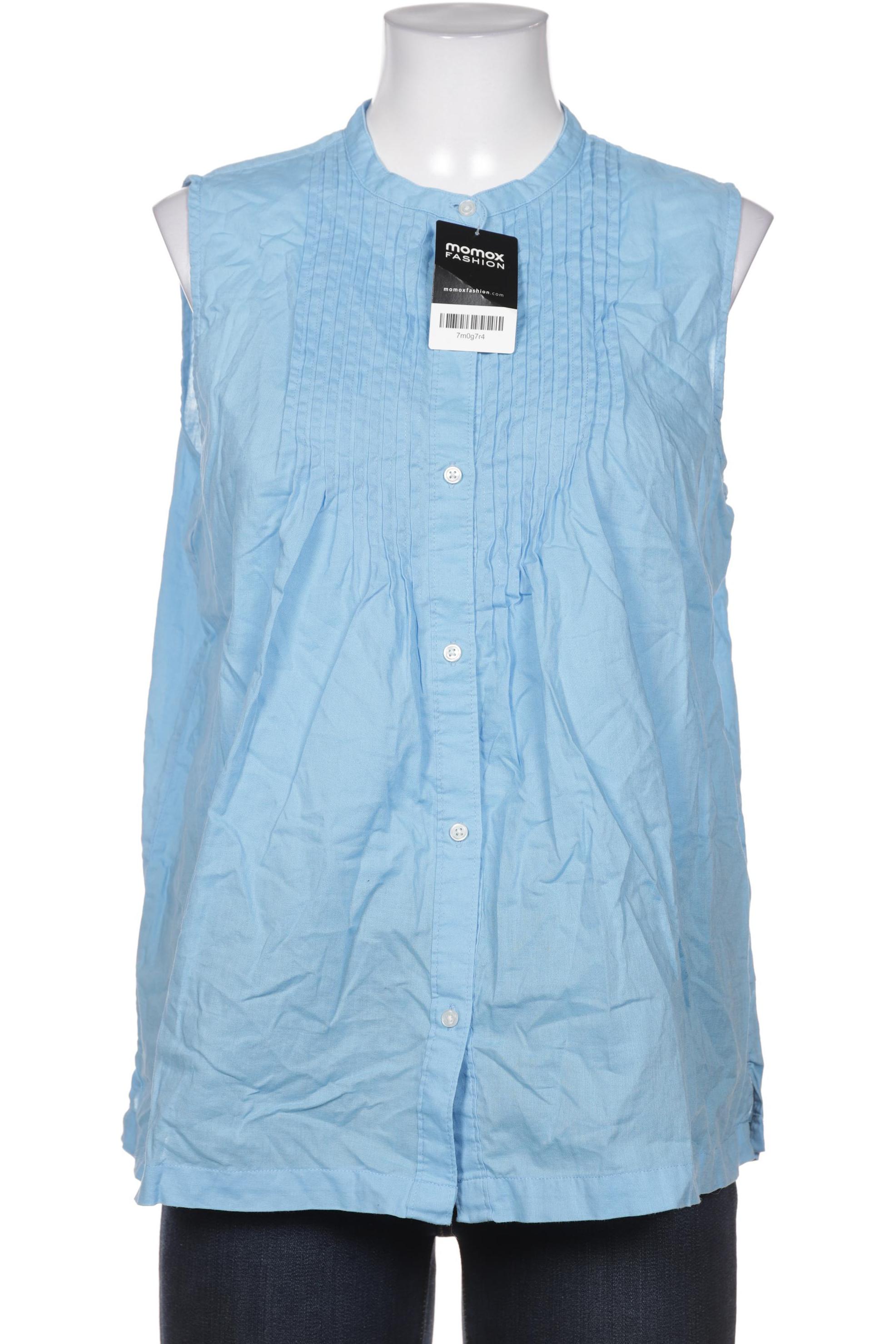 

Lands End Damen Bluse, blau, Gr. 38