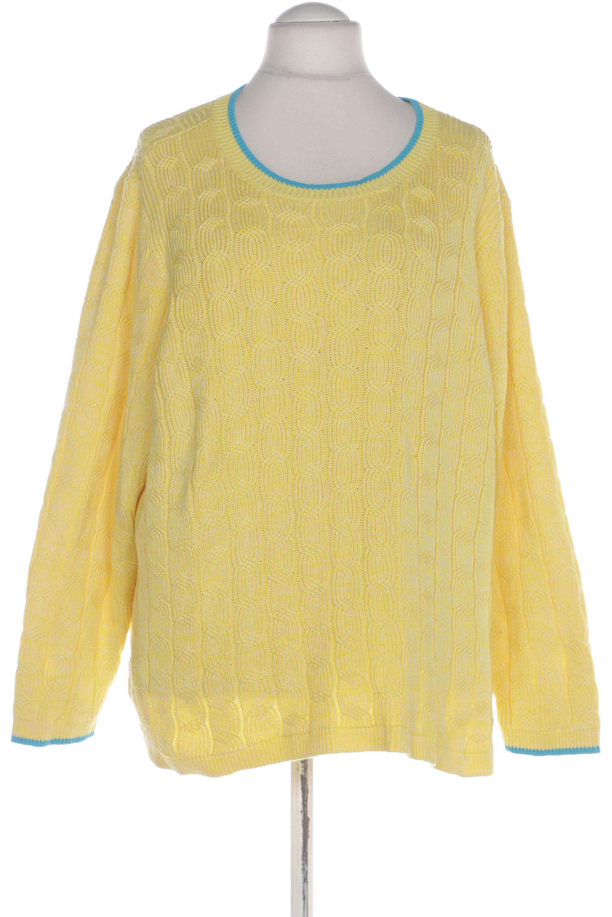 

Lands End Damen Pullover, gelb, Gr. 56