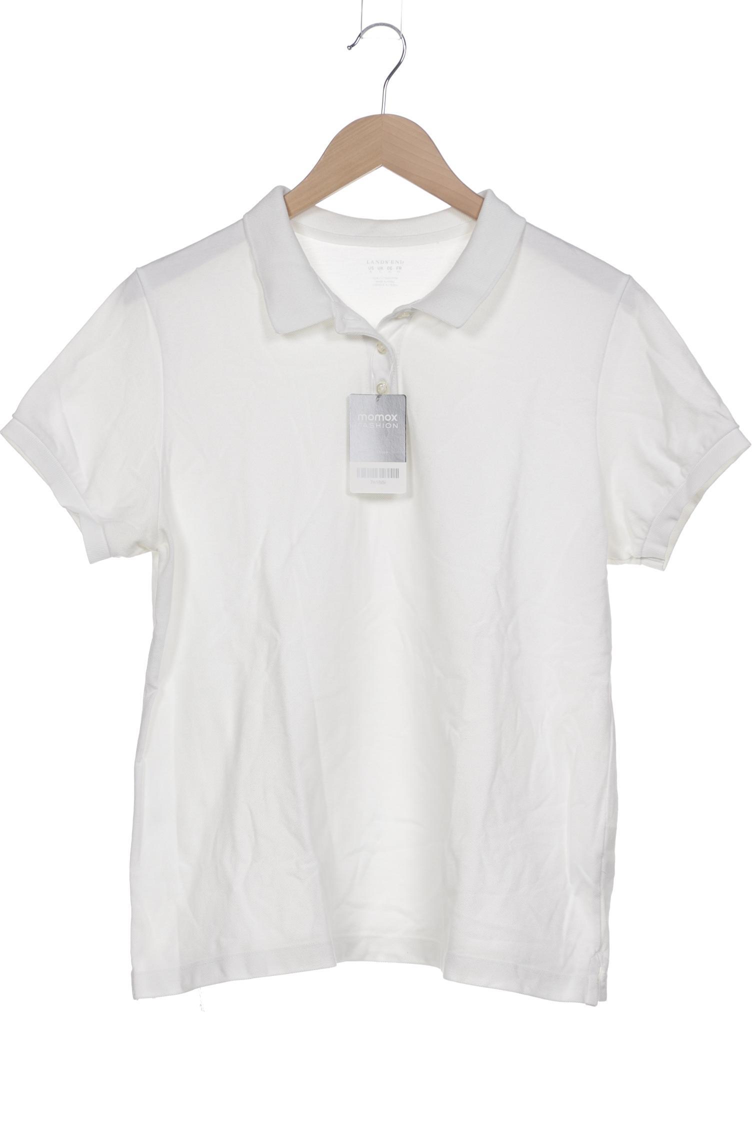 

Lands End Damen Poloshirt, weiß, Gr. 44
