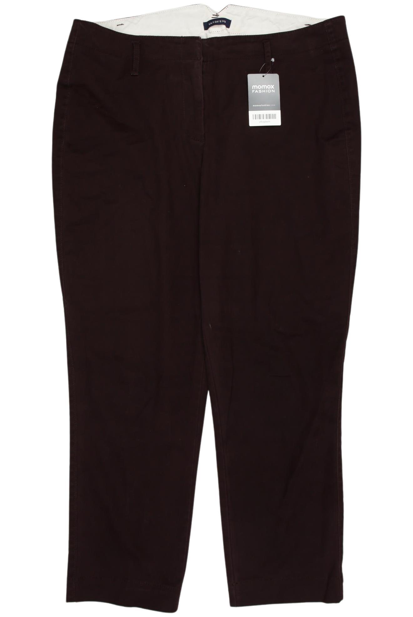 

Lands End Damen Stoffhose, bordeaux, Gr. 14
