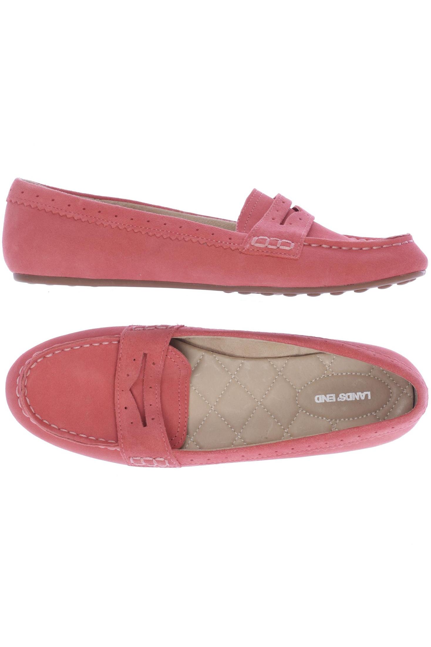 

Lands End Damen Halbschuh, bordeaux, Gr. 39