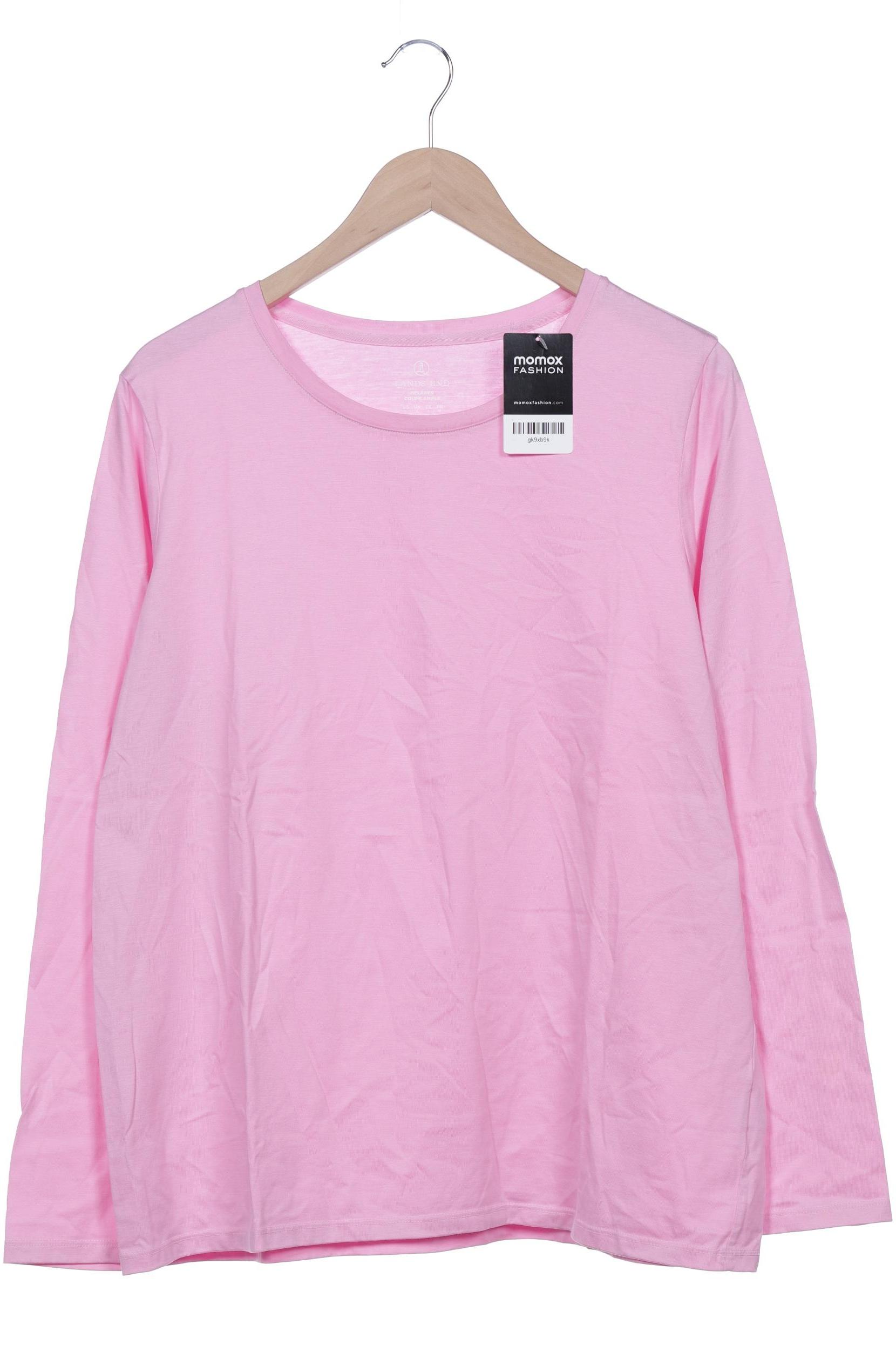 

Lands End Damen Langarmshirt, pink, Gr. 42