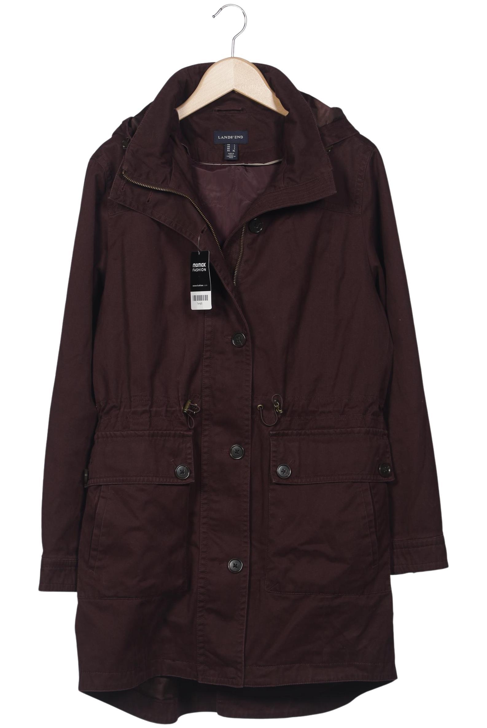 

Lands End Damen Mantel, bordeaux, Gr. 42