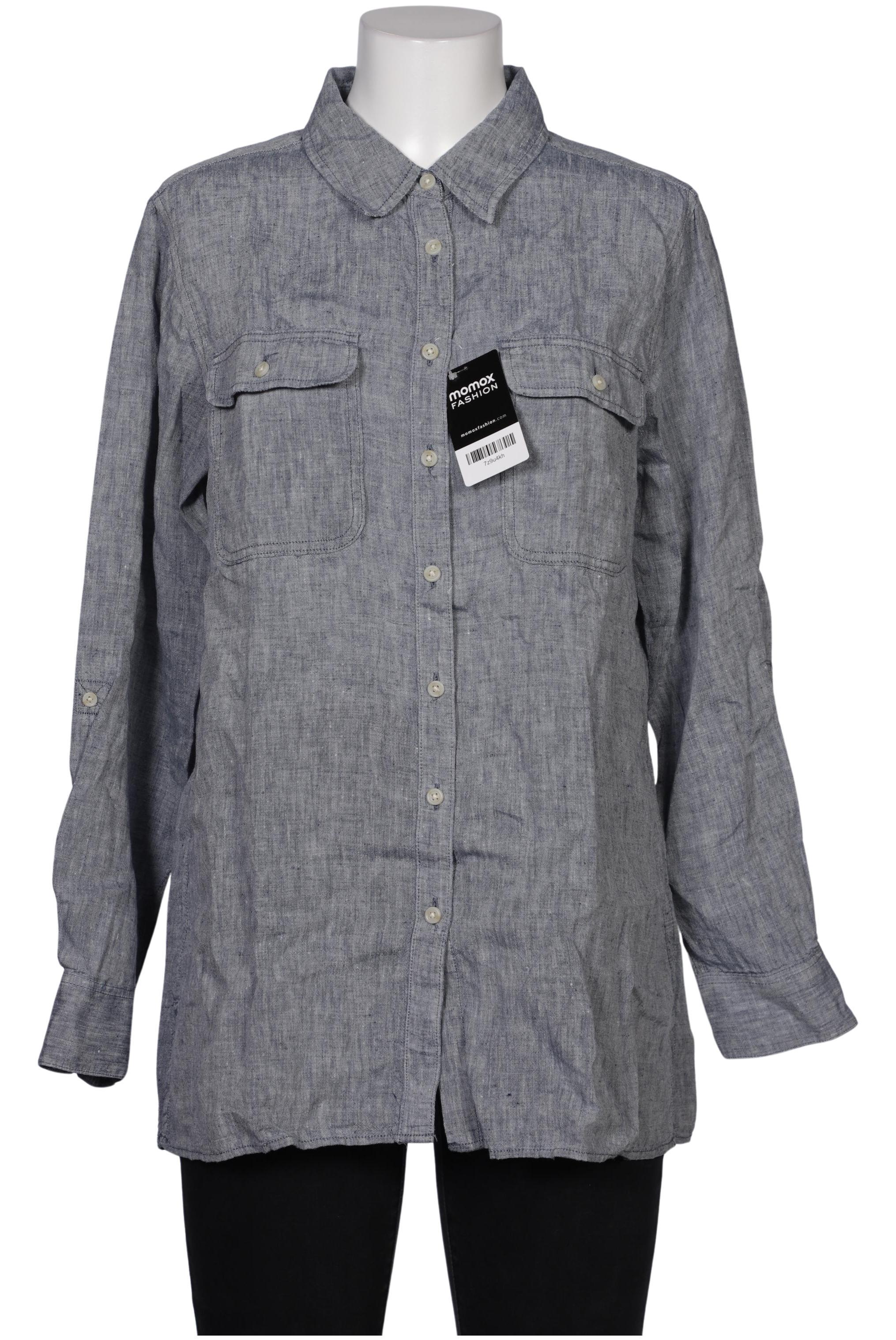 

Lands End Damen Bluse, blau, Gr. 42