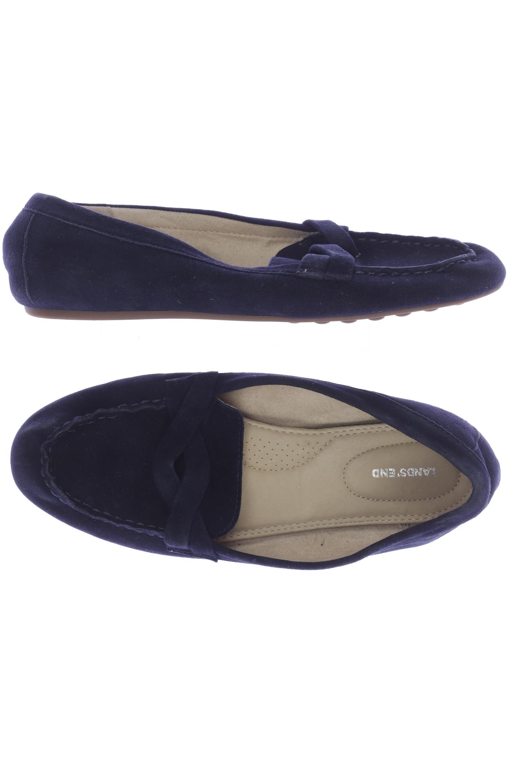 

Lands End Damen Halbschuh, marineblau, Gr. 38.5