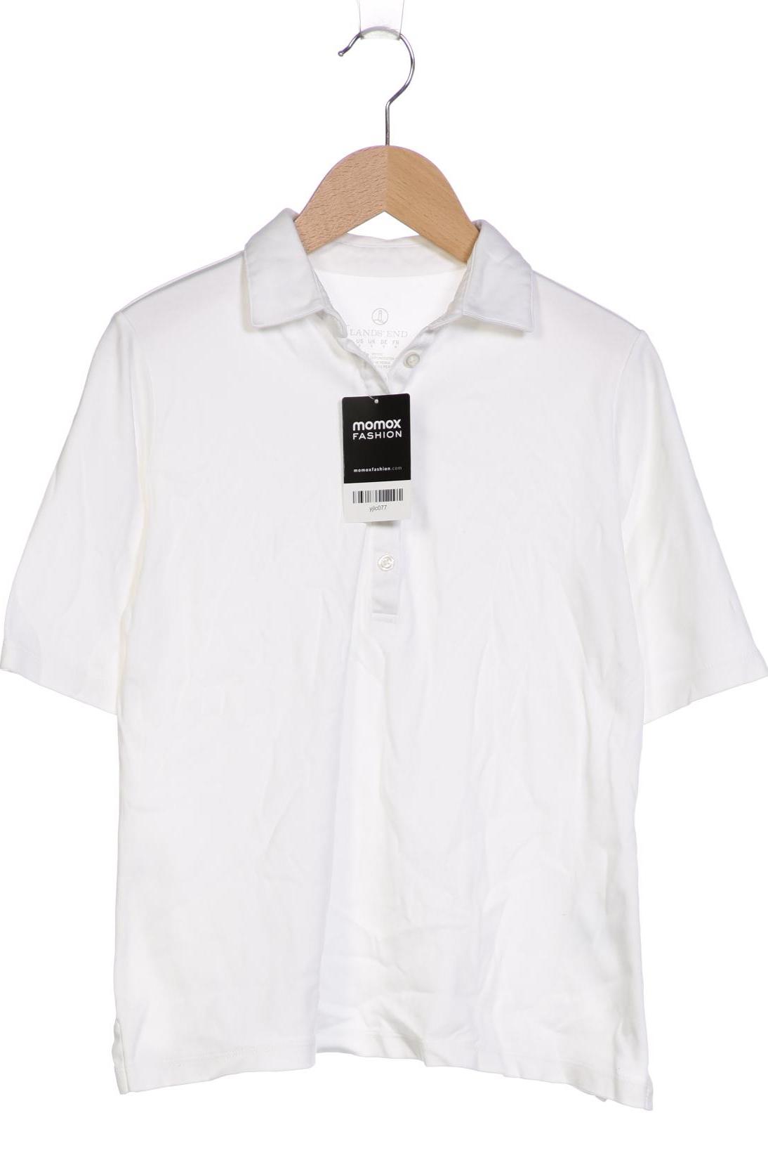 

Lands End Damen Poloshirt, weiß, Gr. 36
