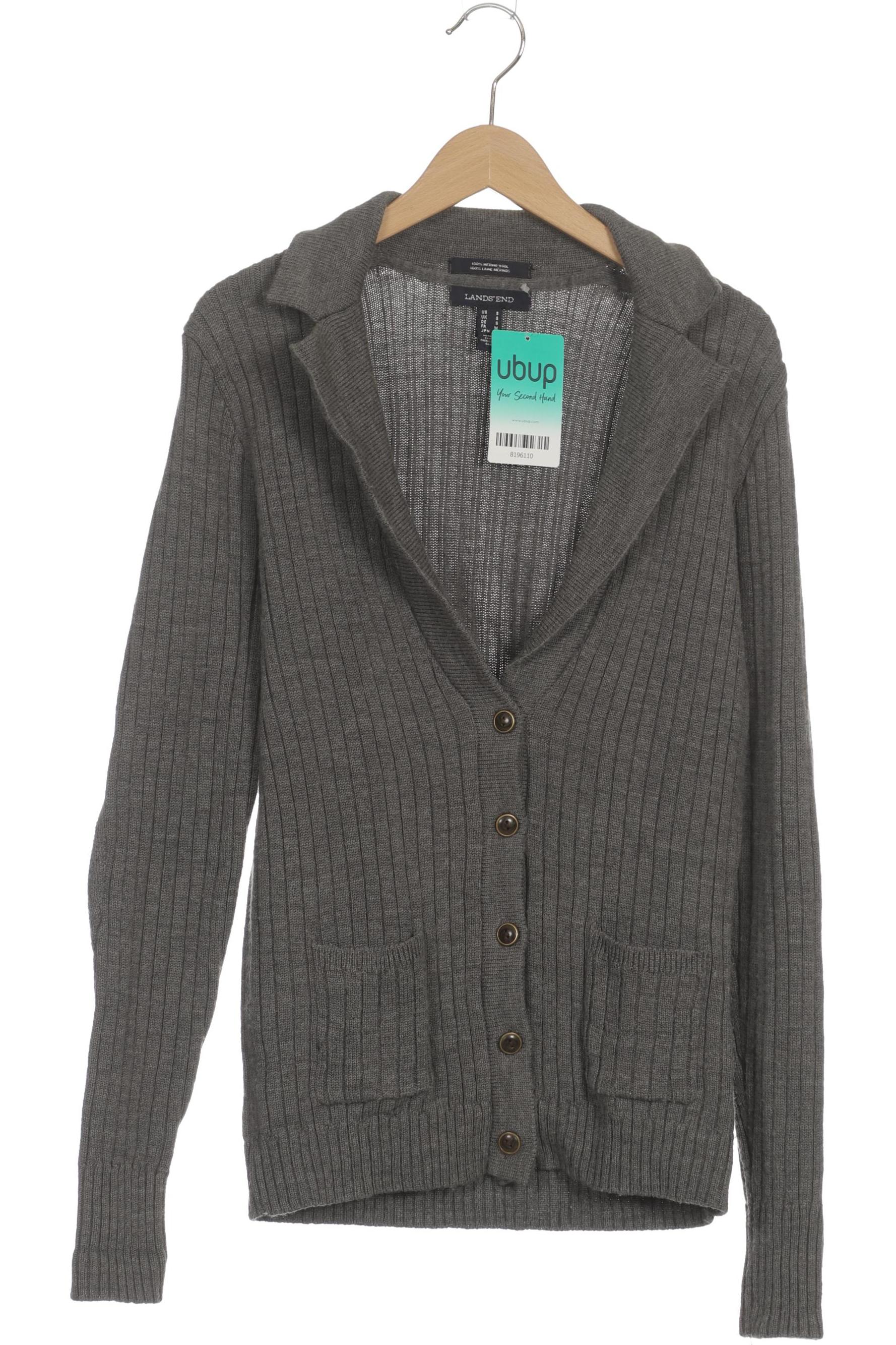 

Lands End Damen Strickjacke, grau, Gr. 36