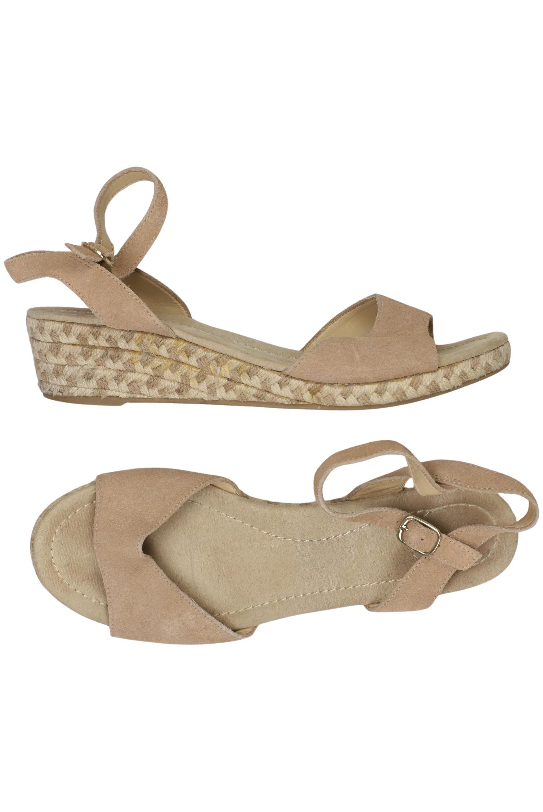 

Lands End Damen Sandale, beige, Gr. 41.5
