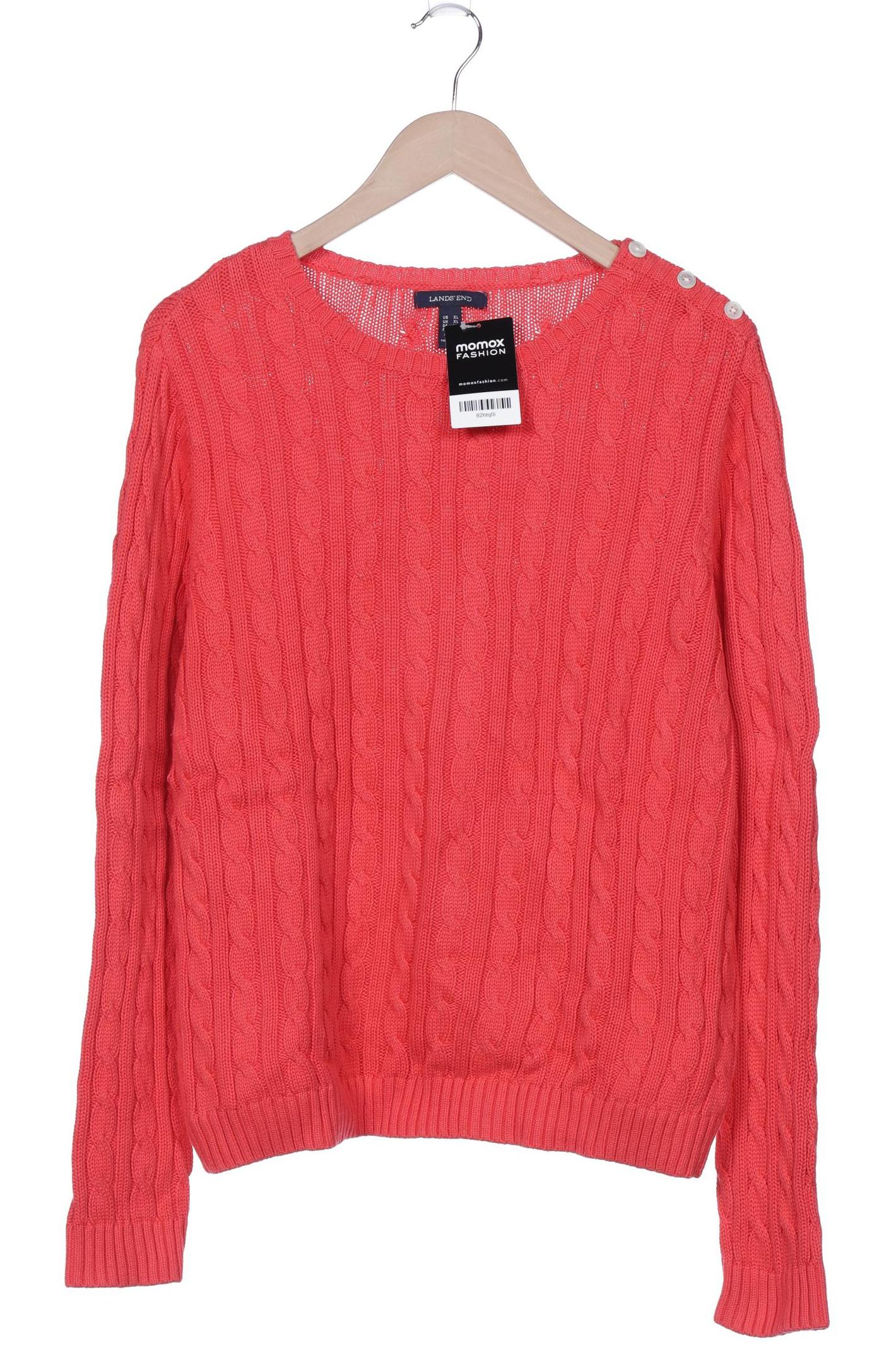 

Lands End Damen Pullover, rot, Gr. 44