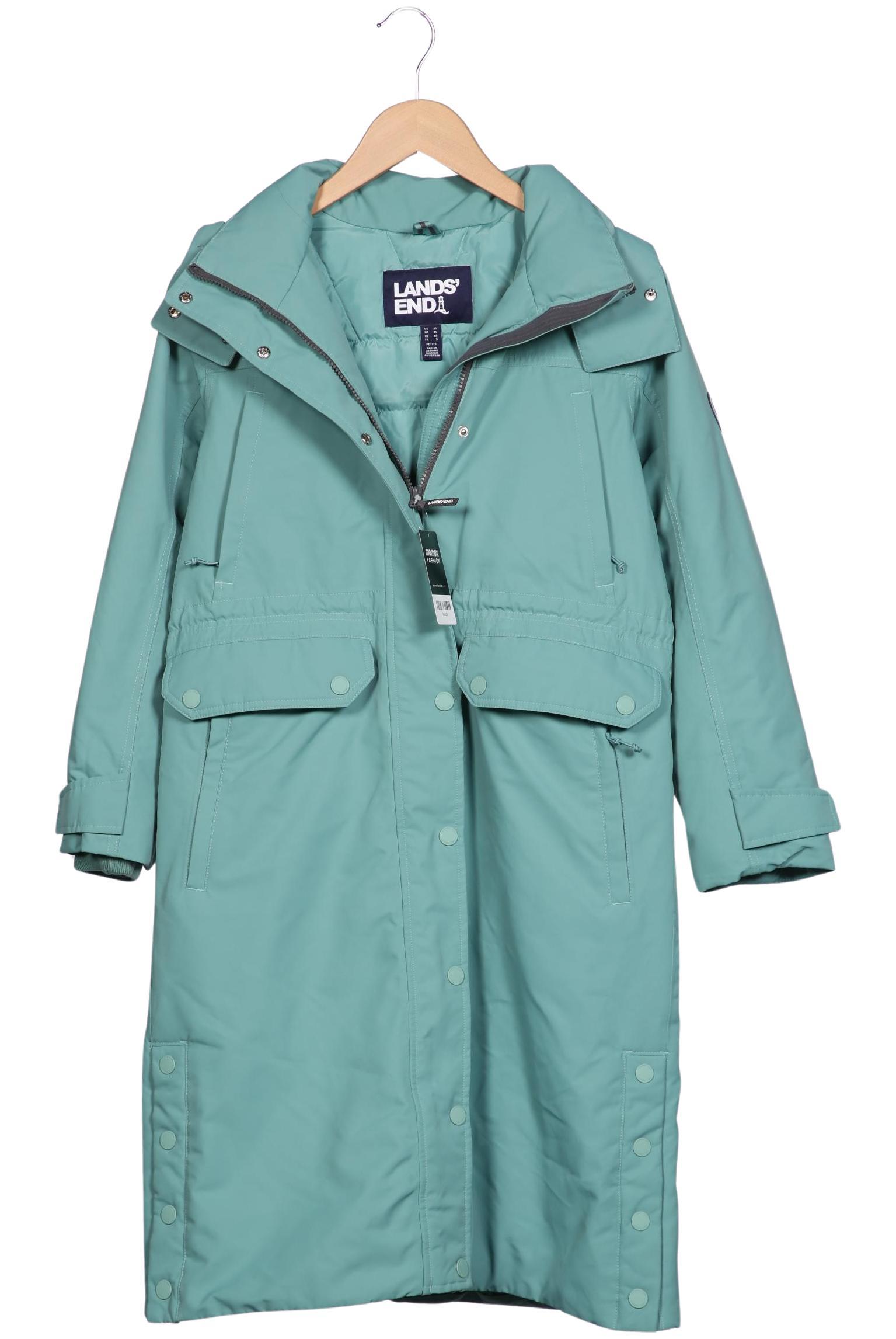 

Lands End Damen Mantel, türkis, Gr. 34
