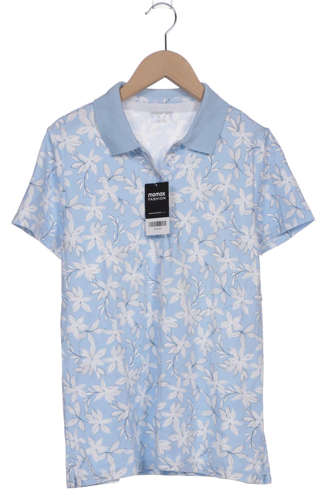 

Lands End Damen Poloshirt, blau, Gr. 36