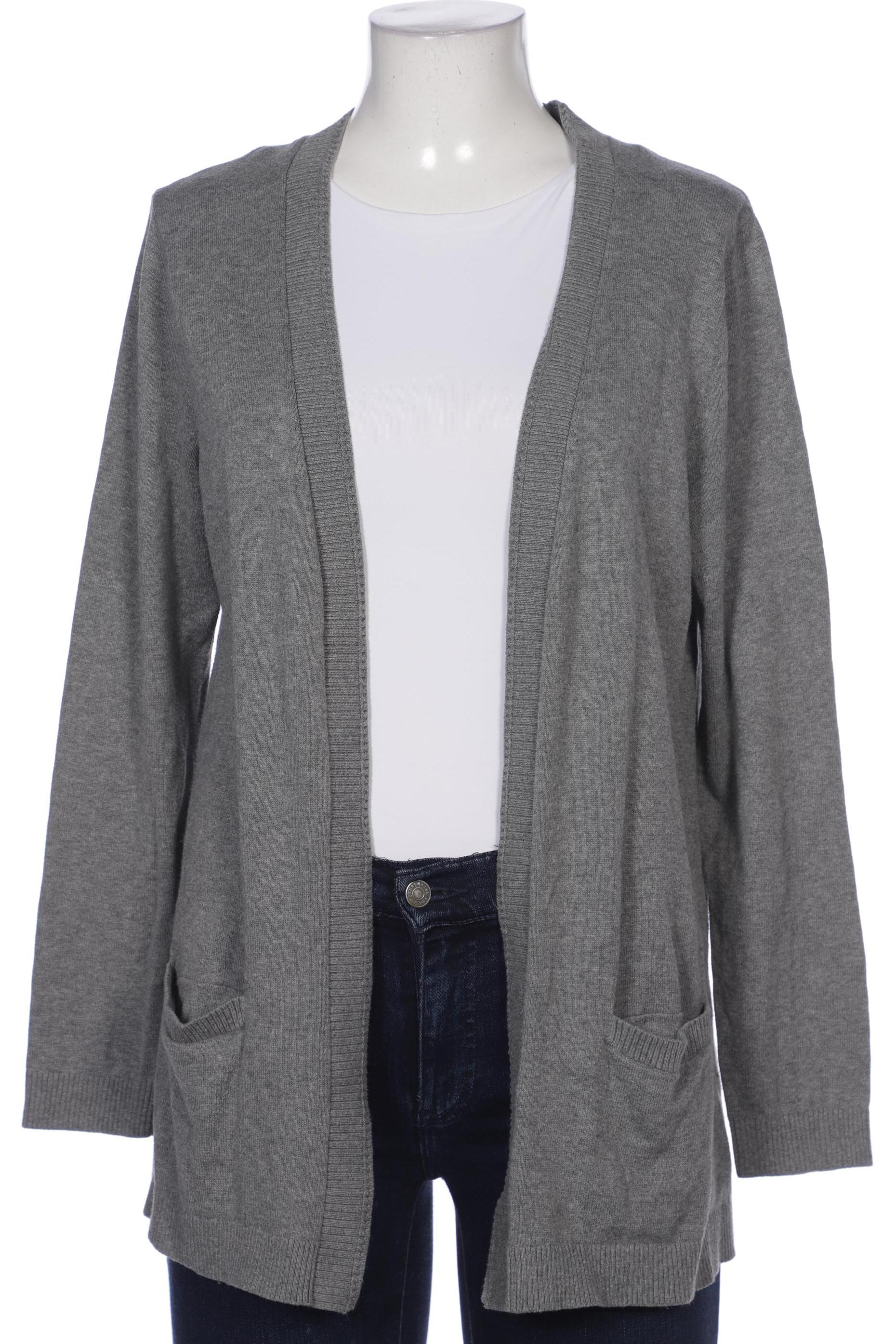 

Lands End Damen Strickjacke, grau, Gr. 38