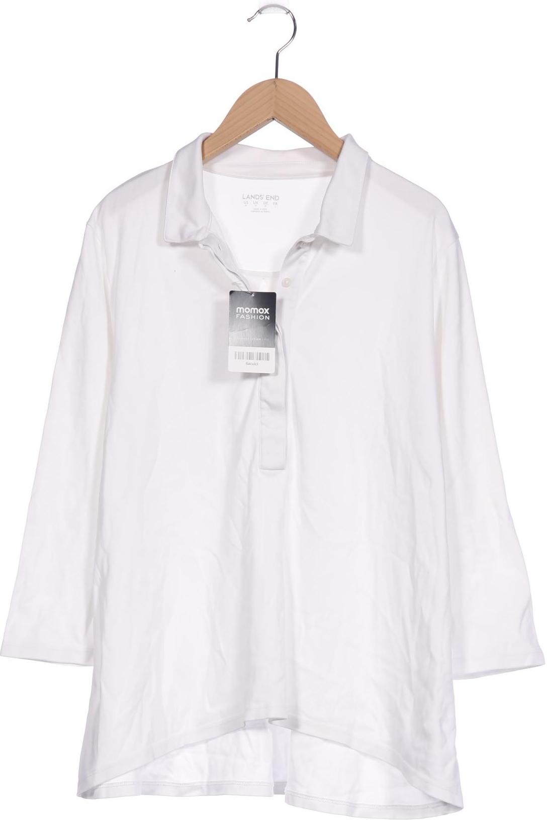 

Lands End Damen Poloshirt, weiß, Gr. 38