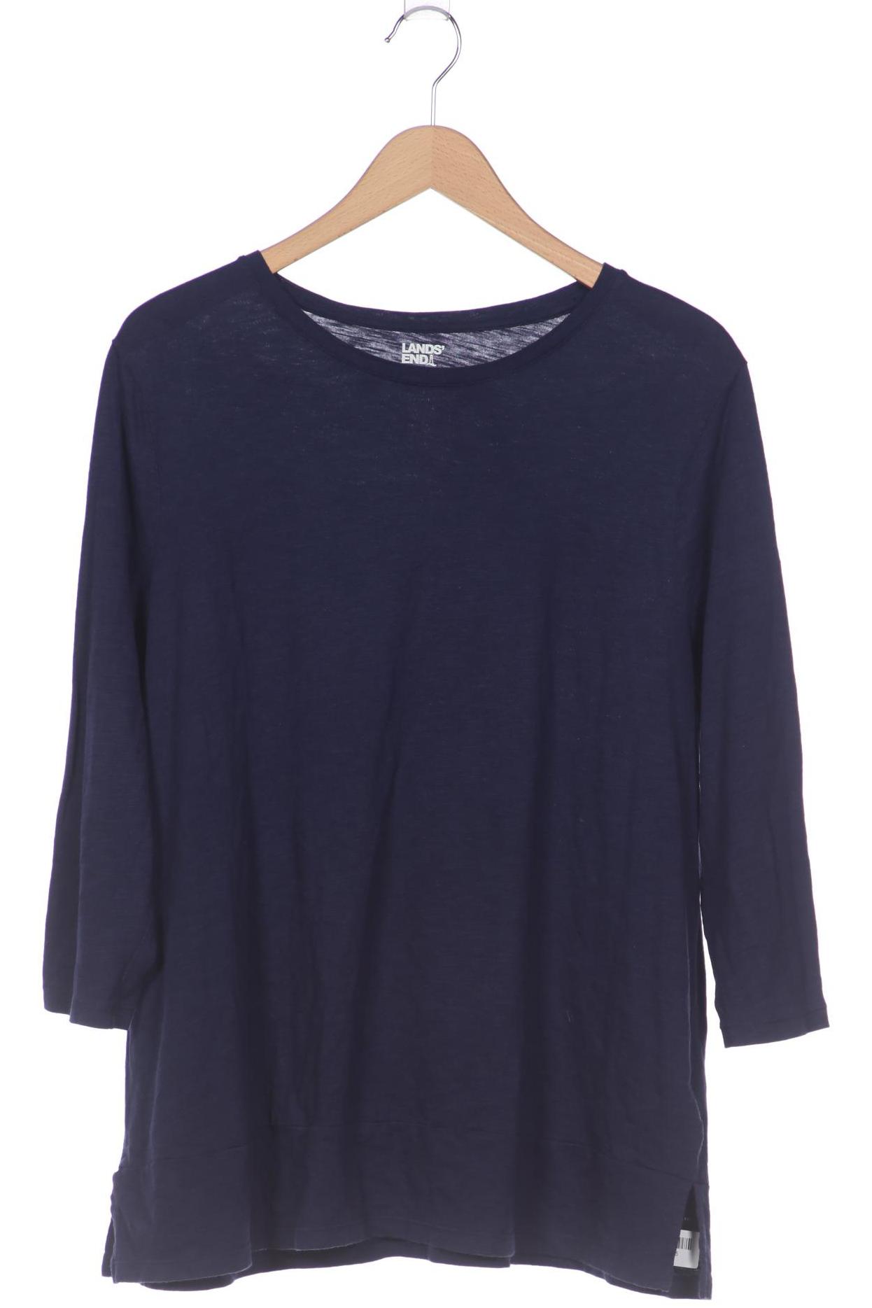 

Lands End Damen Langarmshirt, marineblau, Gr. 44