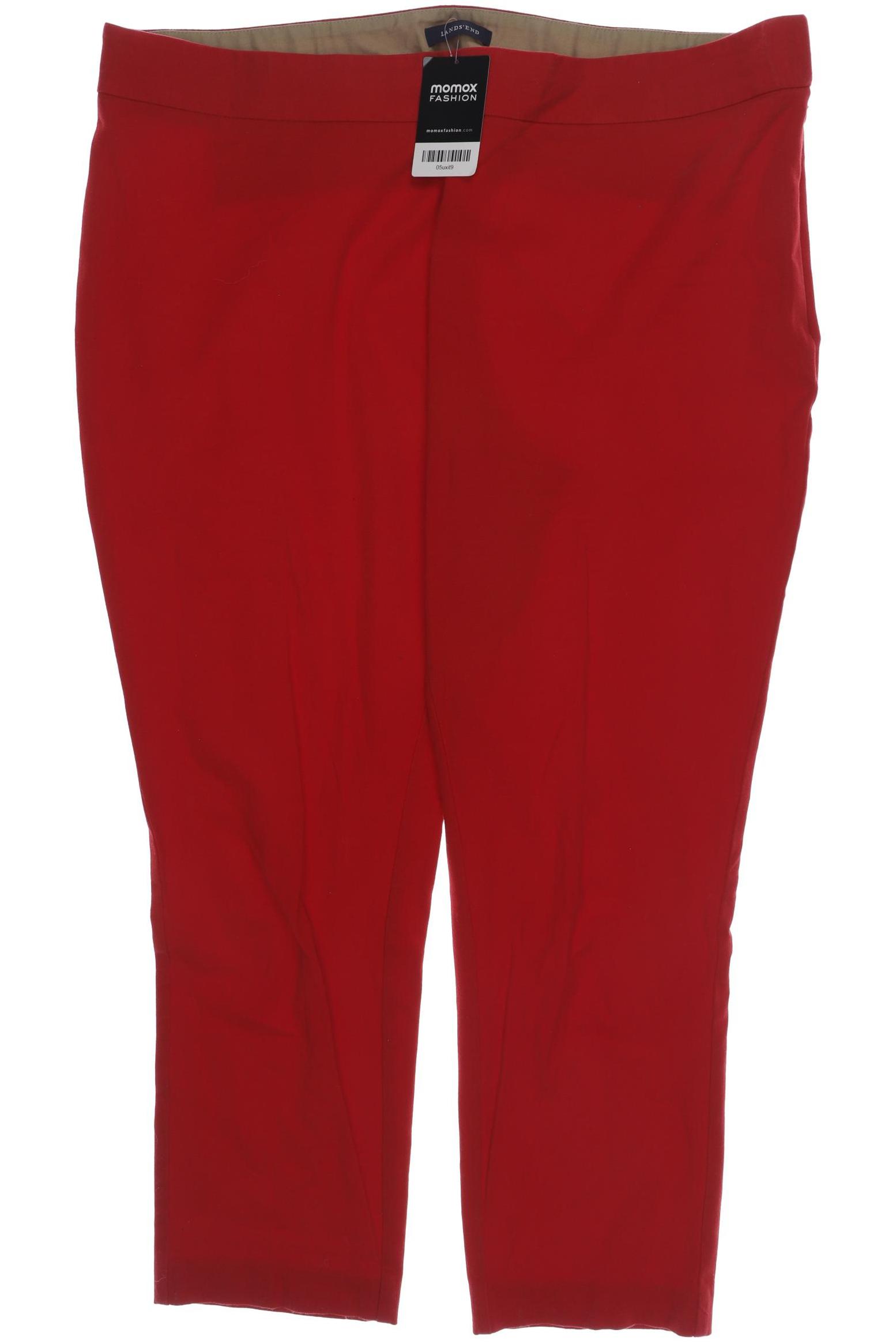 

Lands End Damen Stoffhose, rot, Gr. 48
