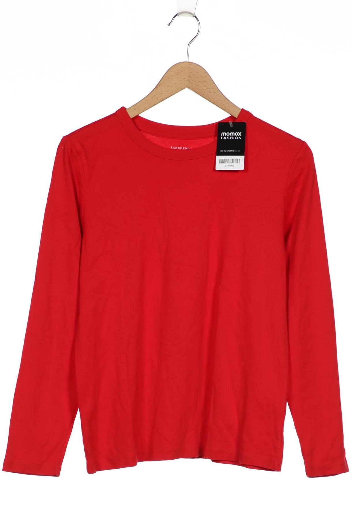 

Lands End Damen Langarmshirt, rot