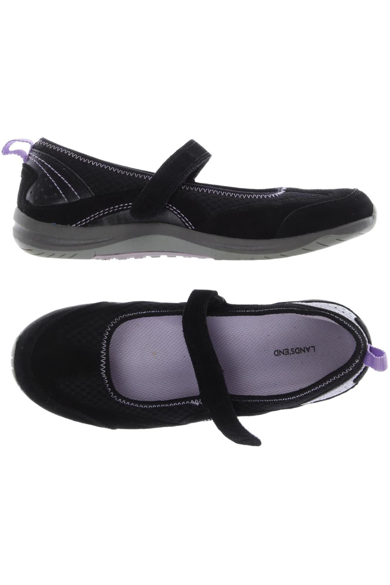 

Lands End Damen Ballerinas, schwarz, Gr. 38.5