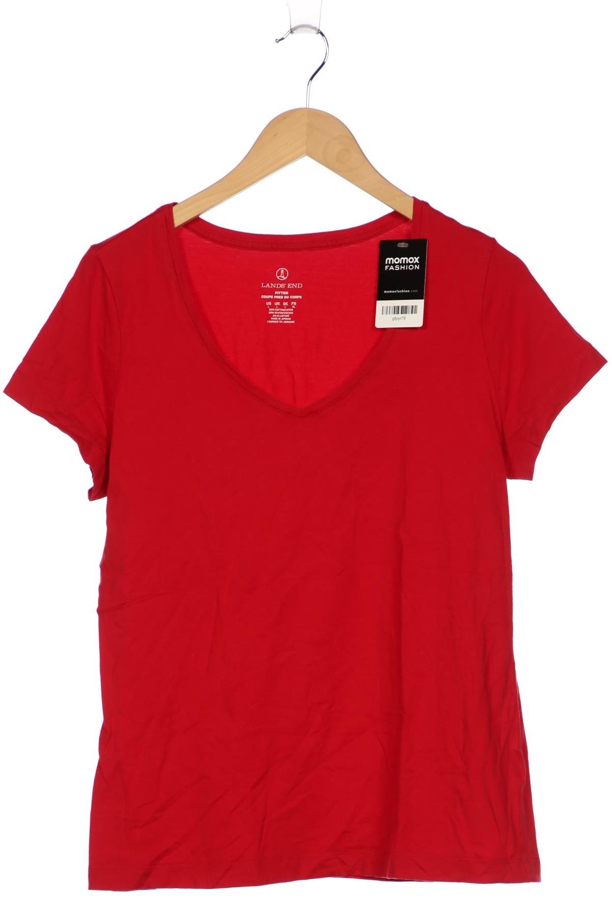 

Lands End Damen T-Shirt, rot, Gr. 42