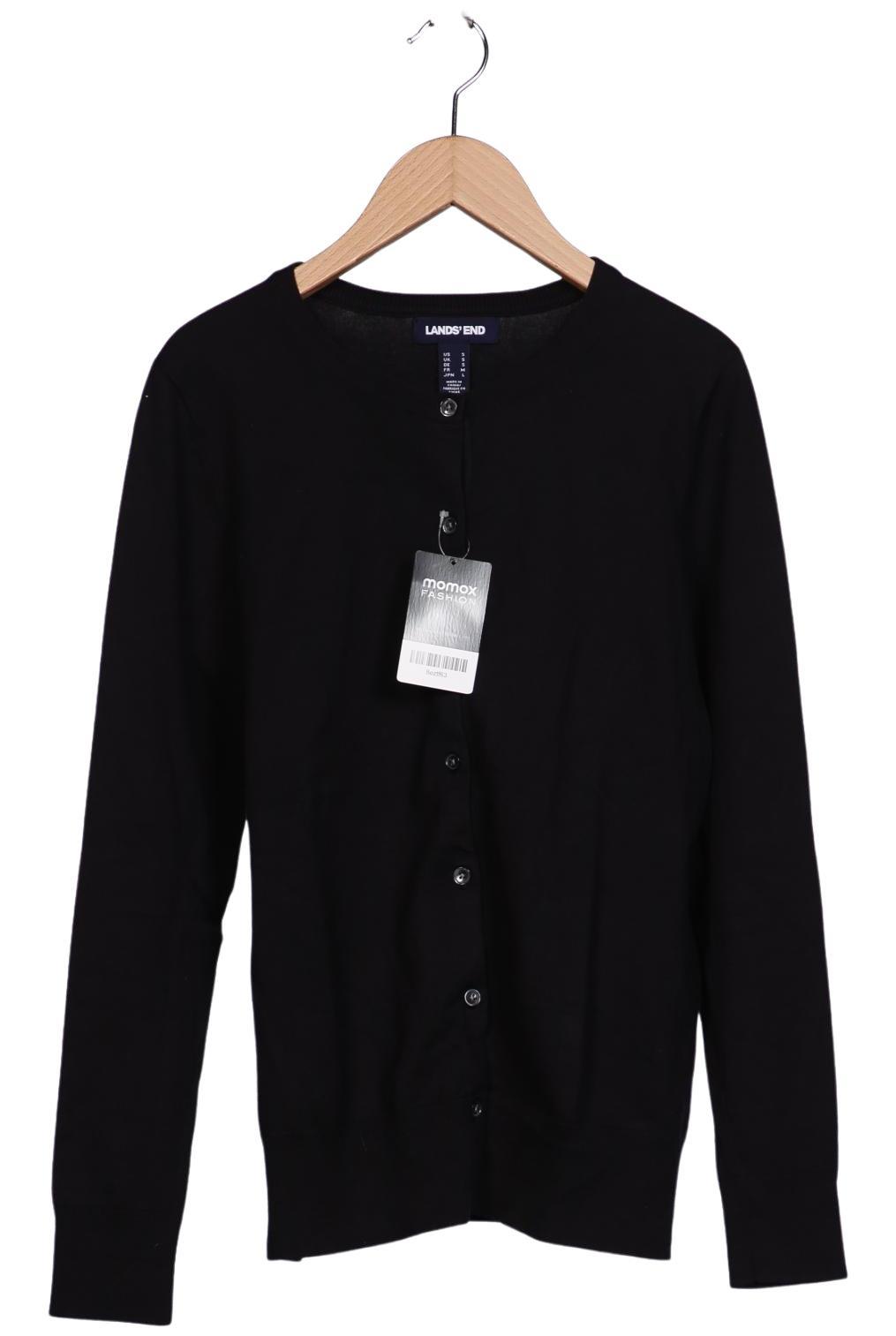 

Lands End Damen Strickjacke, schwarz, Gr. 36