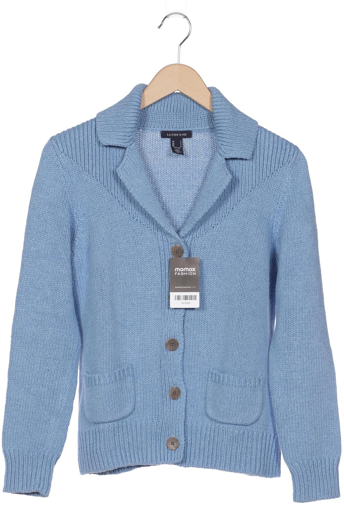 

Lands End Damen Strickjacke, blau, Gr. 36