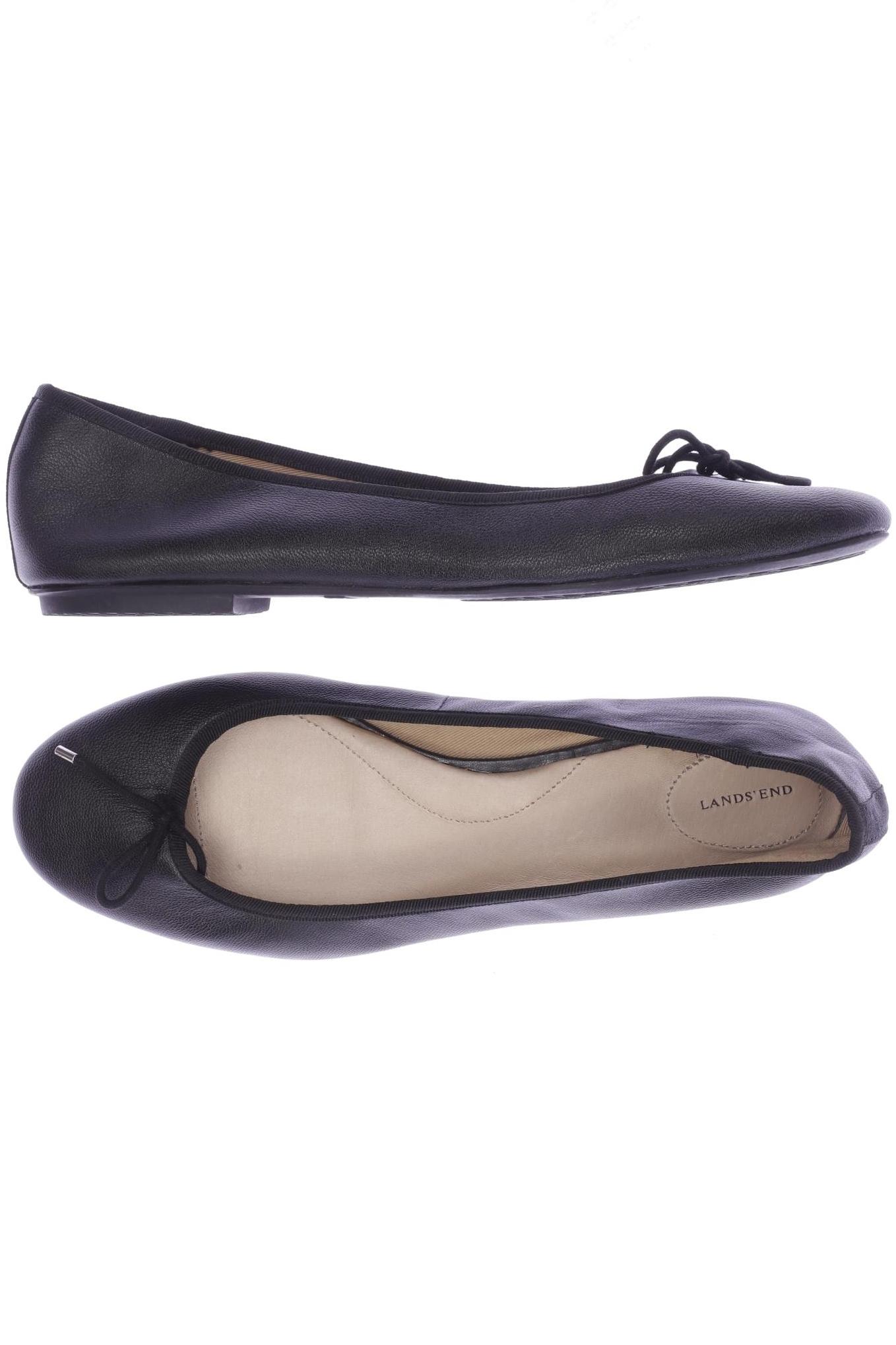 

Lands End Damen Ballerinas, schwarz, Gr. 41