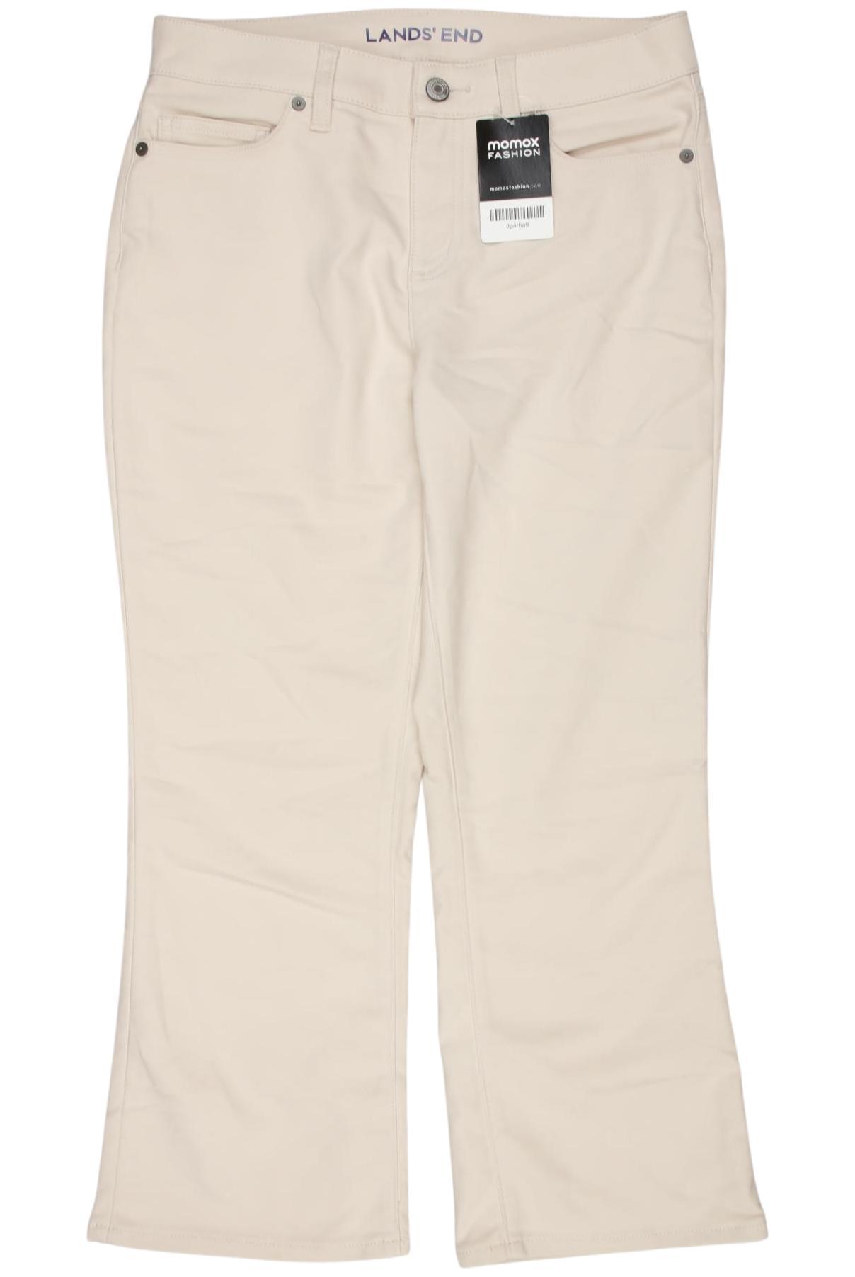 

Lands End Damen Stoffhose, beige, Gr. 34