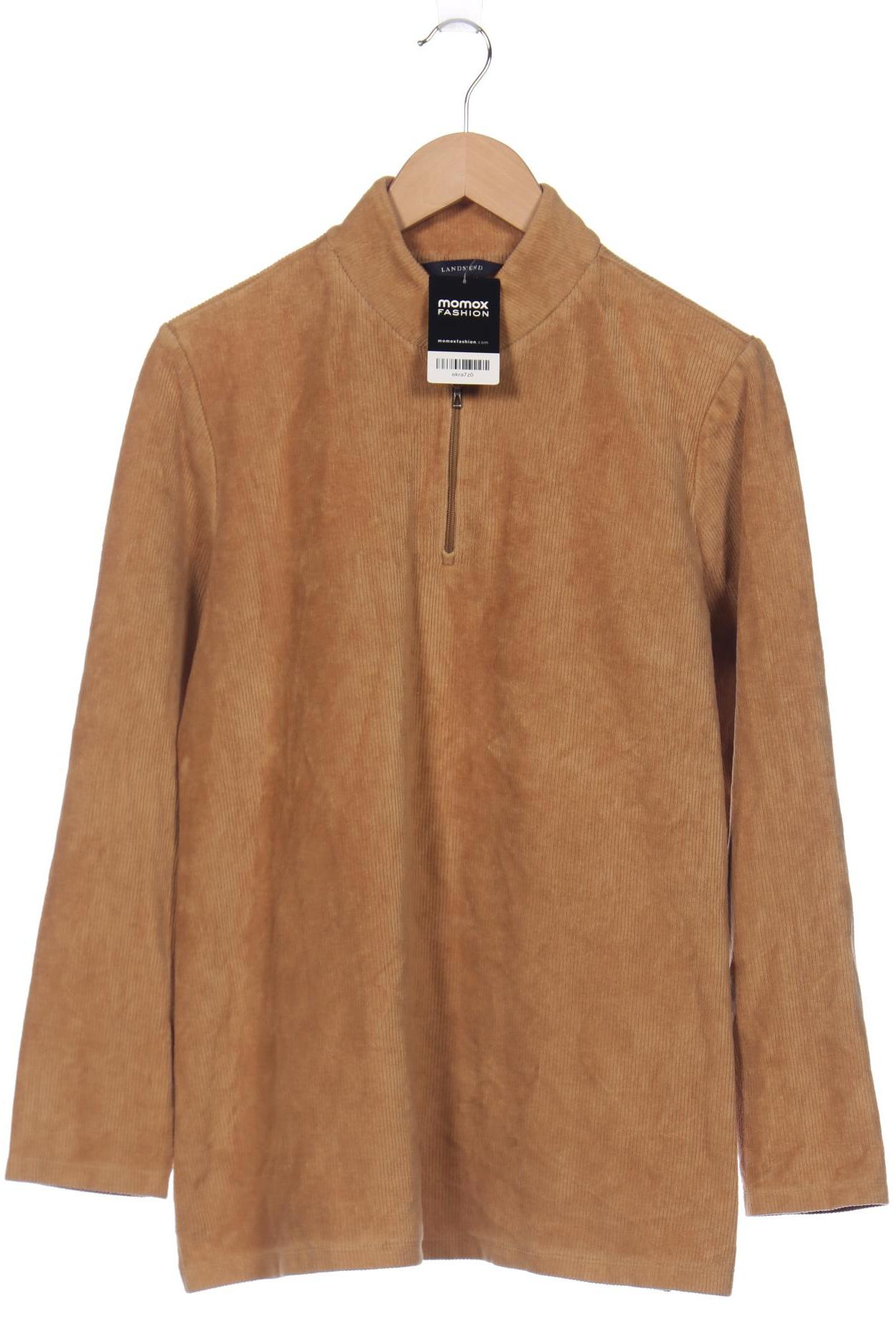 

Lands End Damen Langarmshirt, beige, Gr. 42