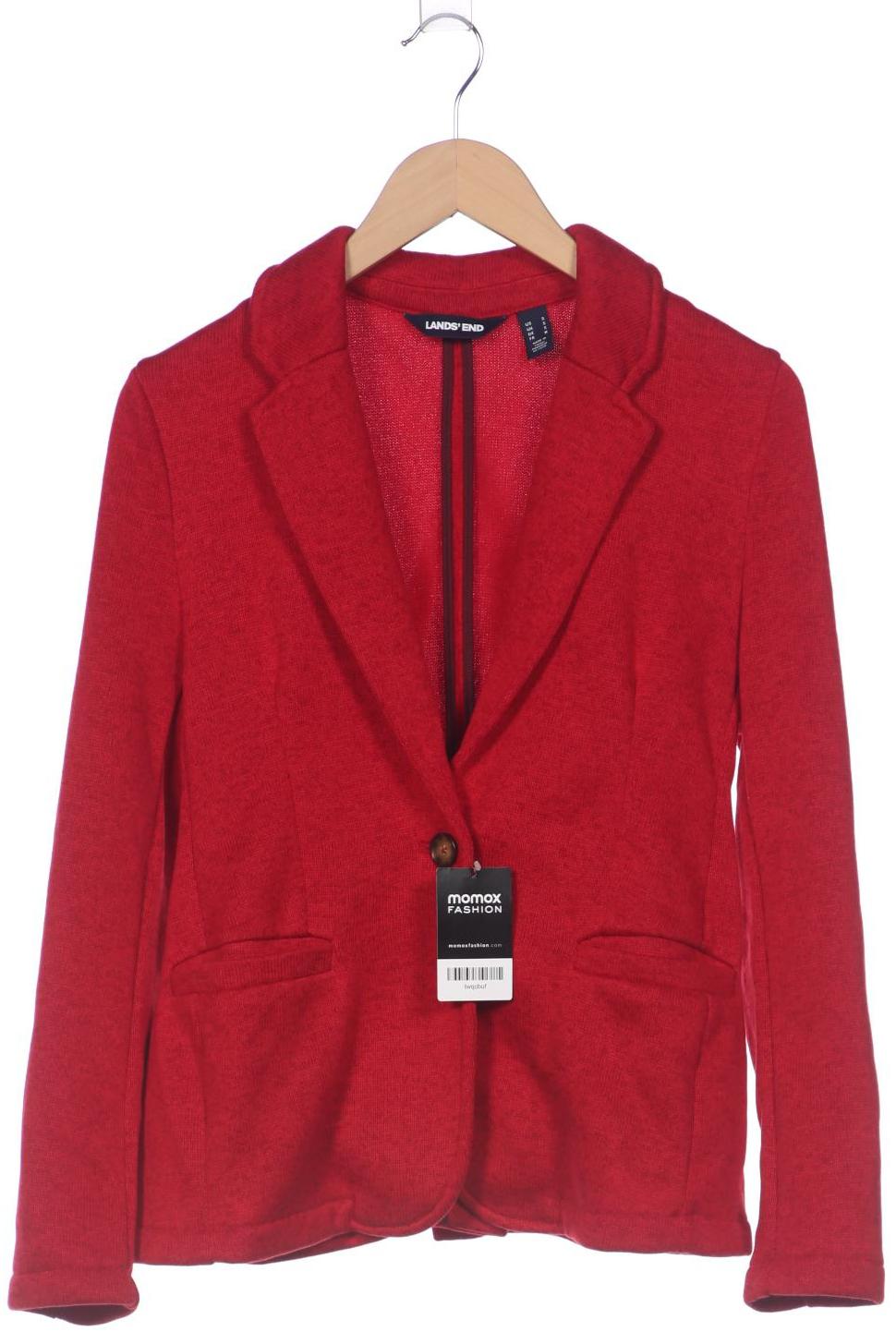 

Lands End Damen Strickjacke, rot, Gr. 36