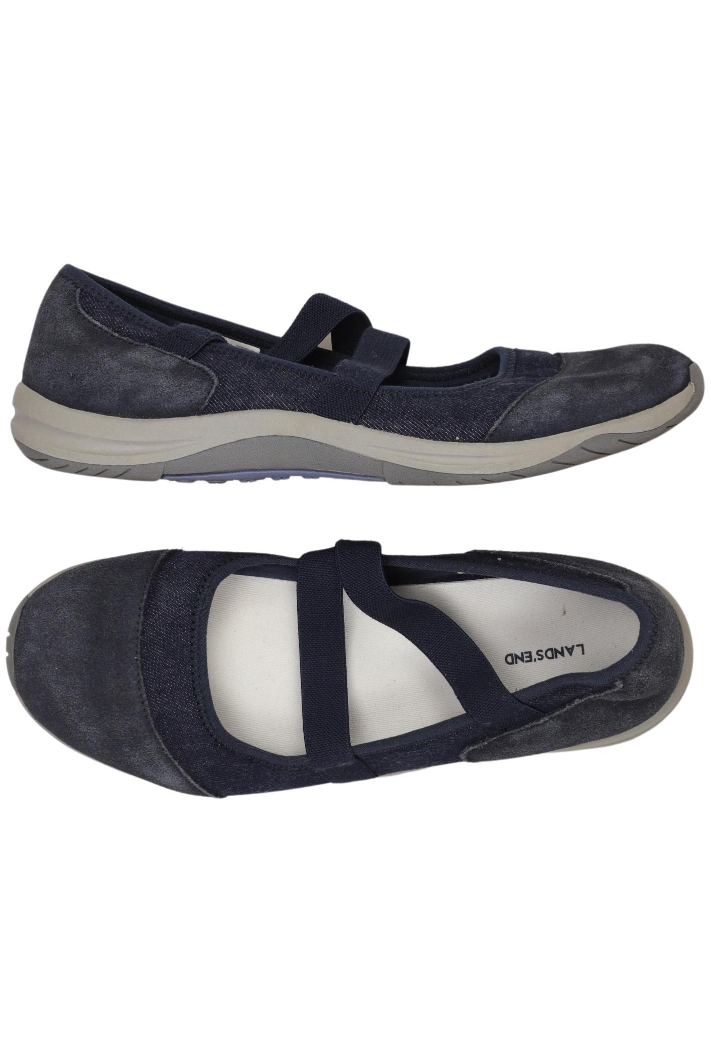 

Lands End Damen Ballerinas, marineblau, Gr. 38.5