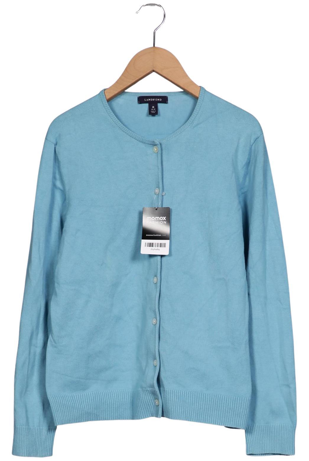 

Lands End Damen Strickjacke, hellblau, Gr. 38