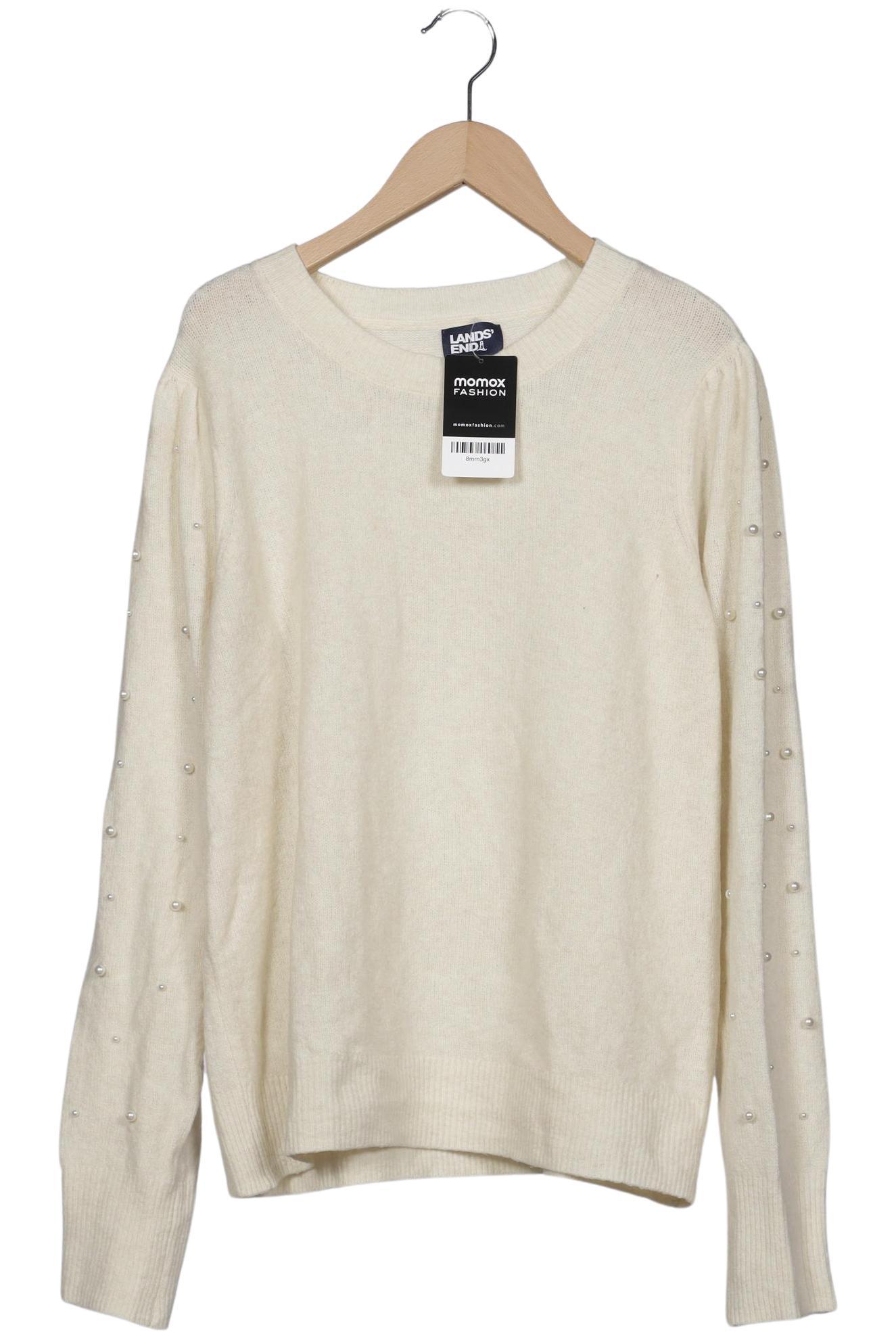 

Lands End Damen Pullover, cremeweiß, Gr. 42